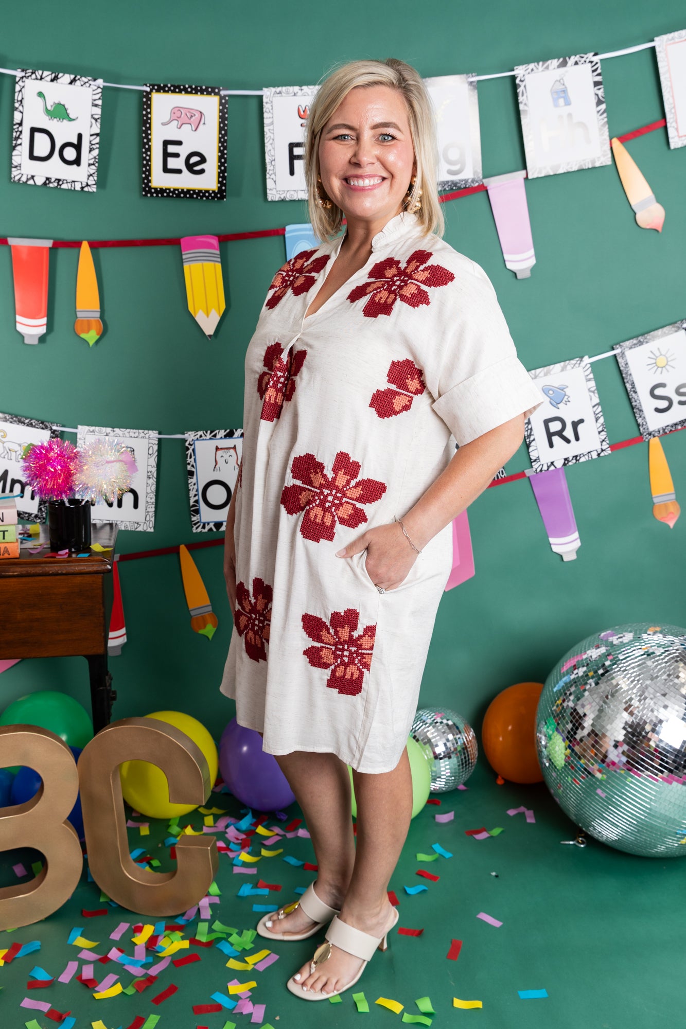 Short Sleeve Crochet Dress