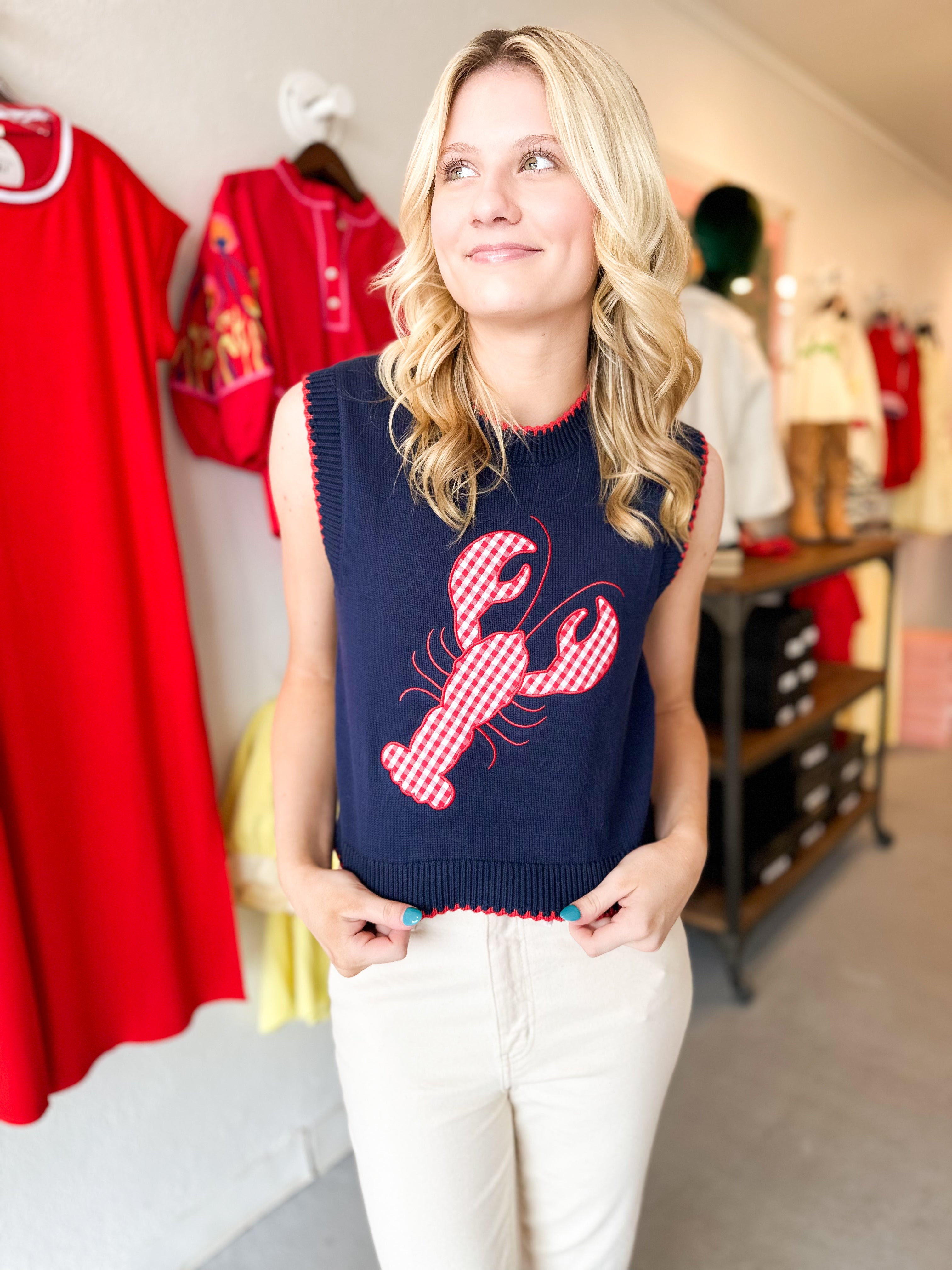 Lobster Love Sweater Vest