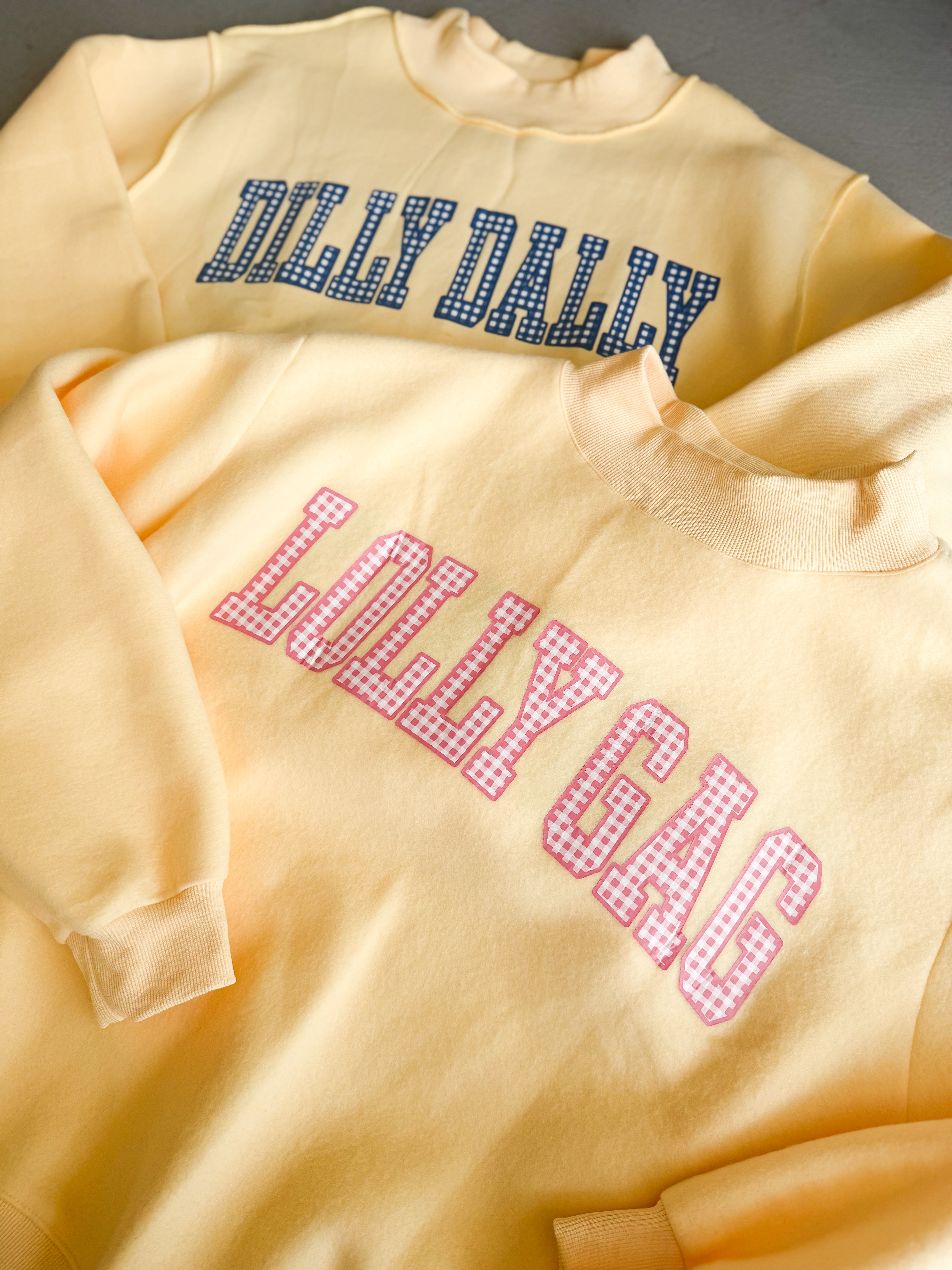 Dilly Dally/Lolly Gag Mock Neck