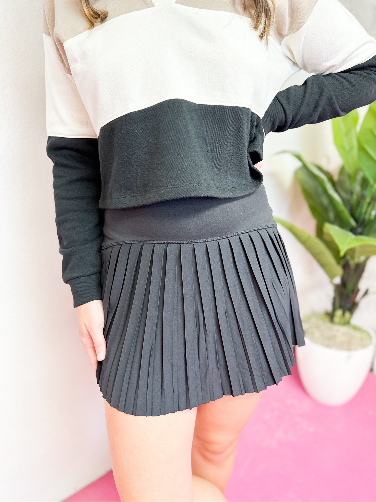 Playing Doubles Tennis Skirt