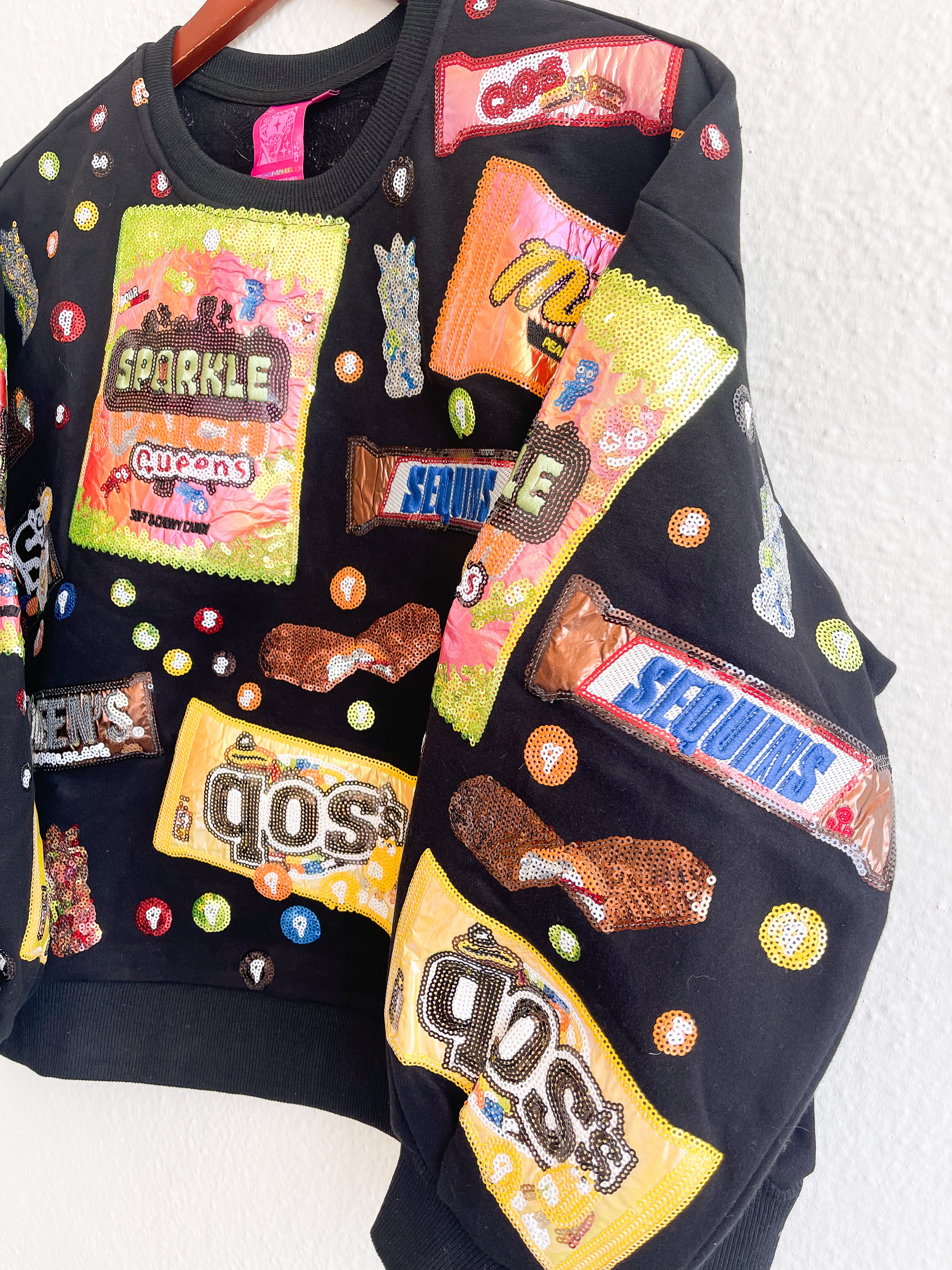 Queen of Sparkles Queen of Candy Sweatshirt