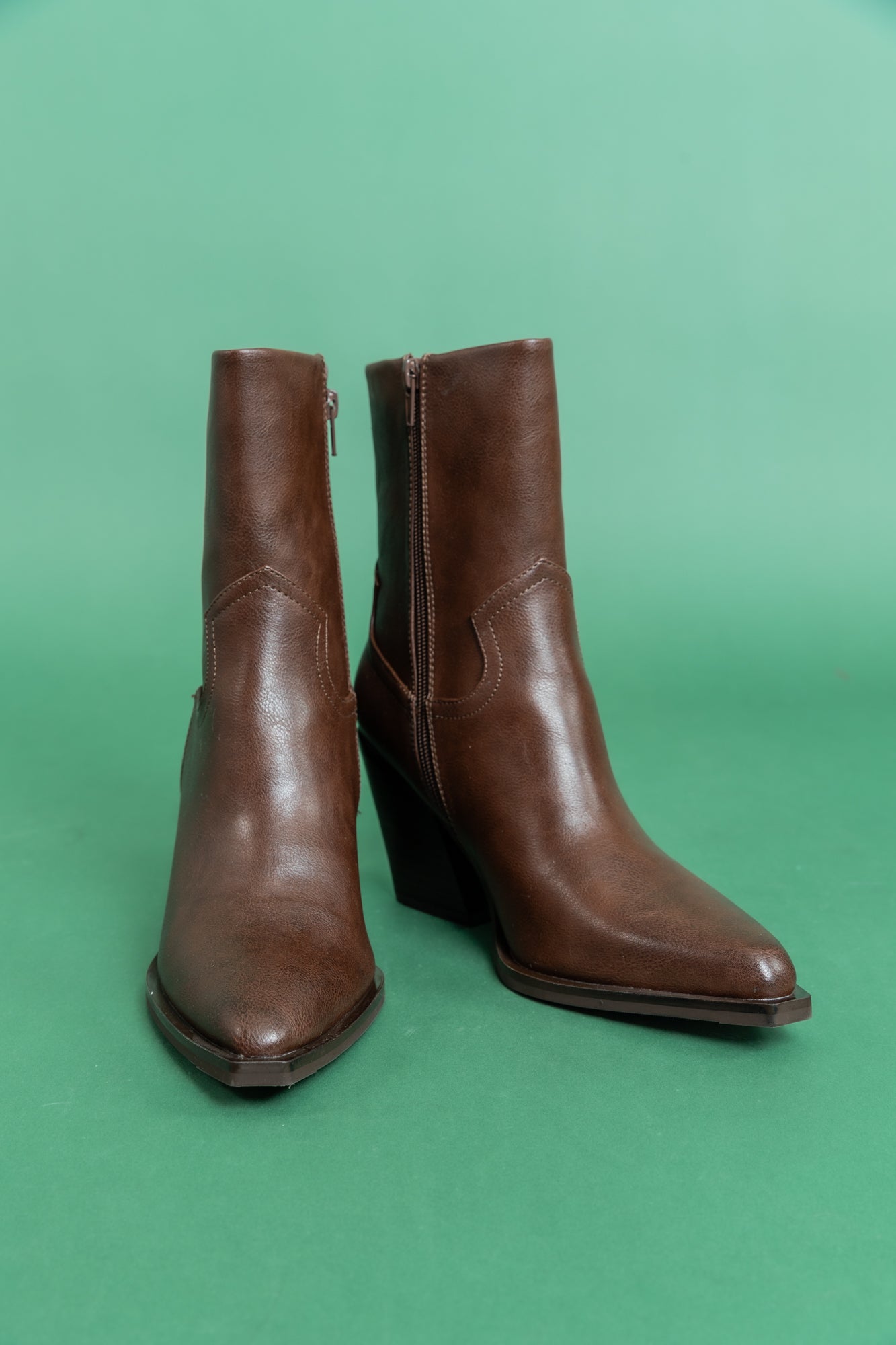 Victoria Cognac Bootie