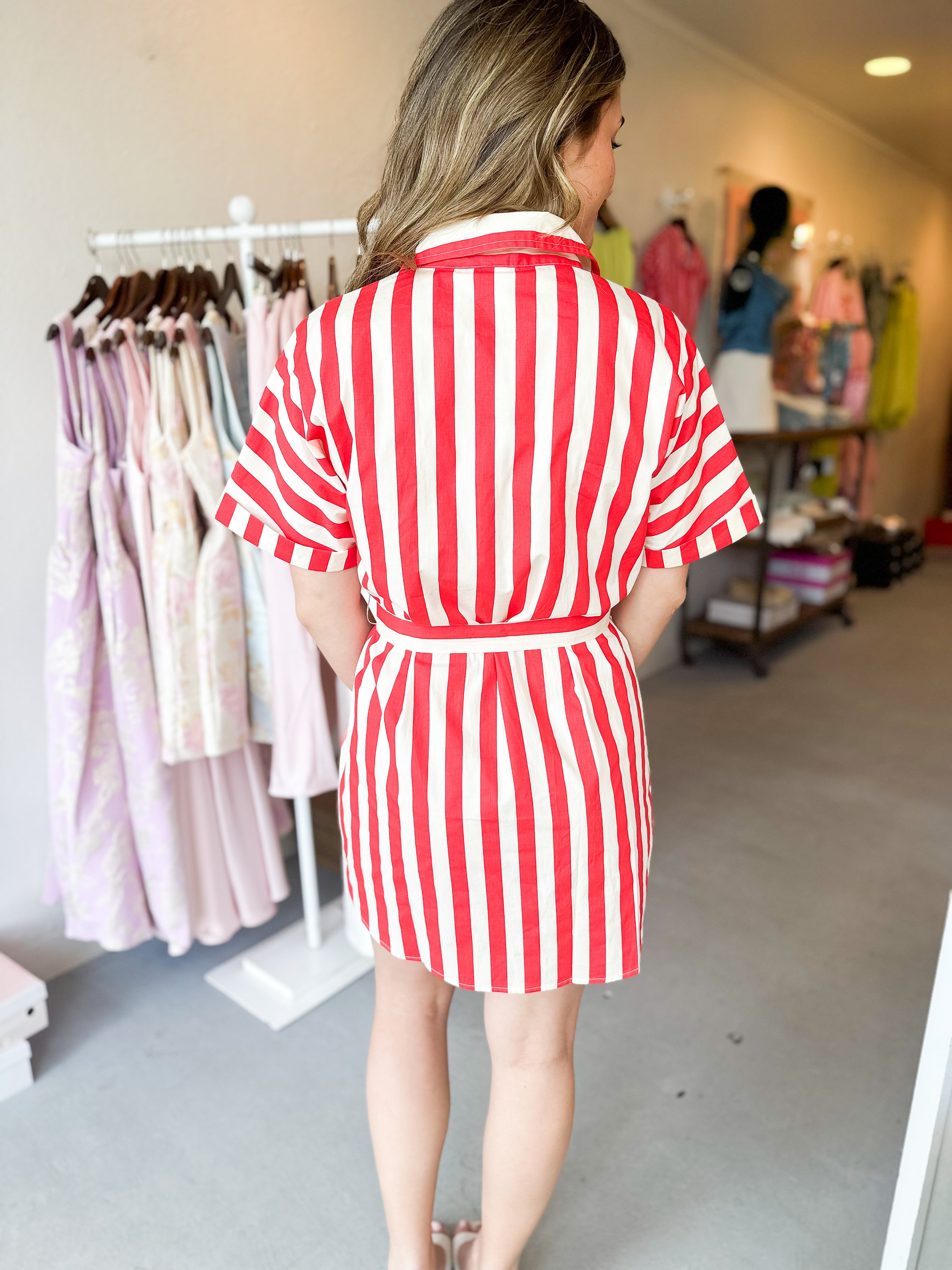 Uptown Stripe Dress