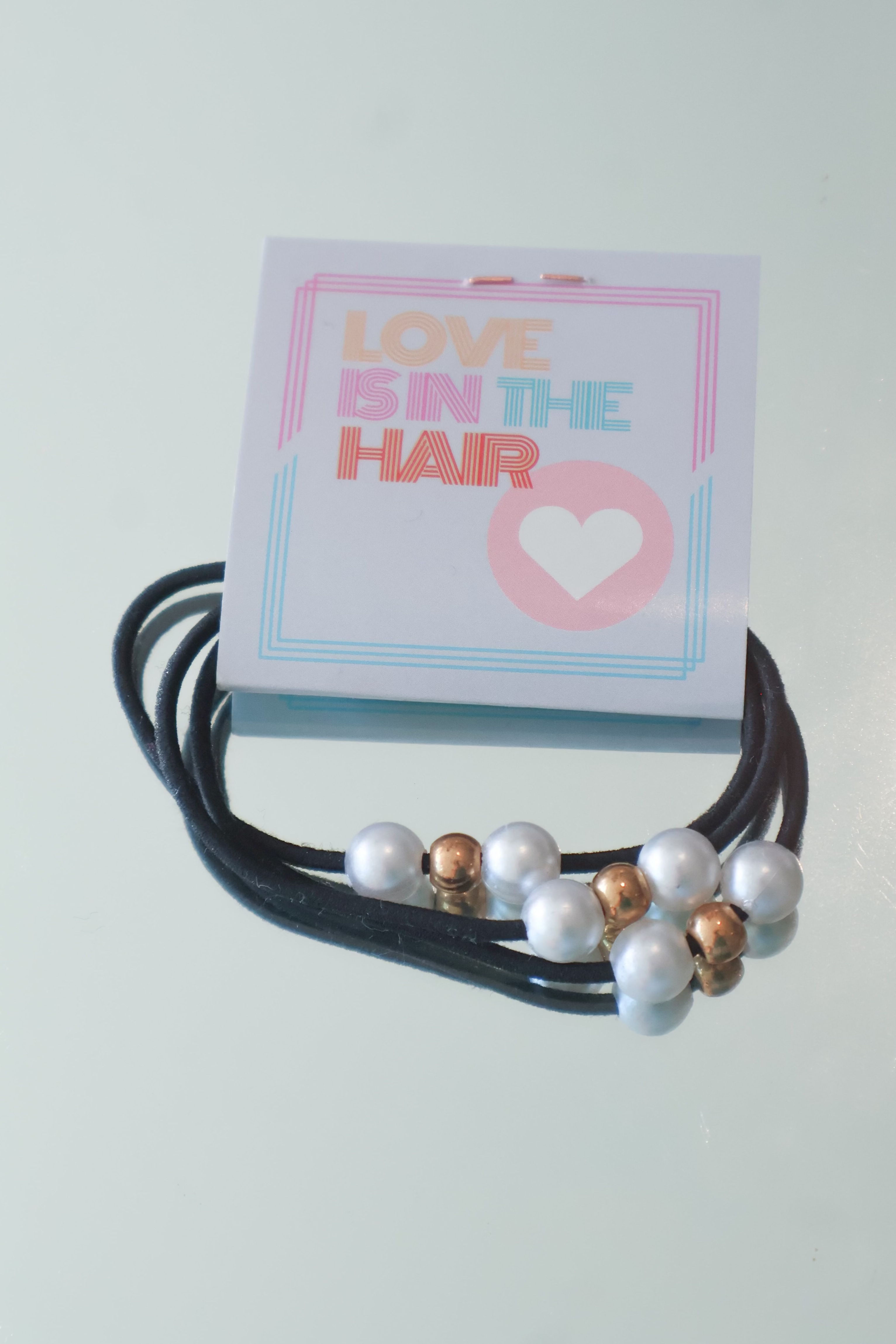 Black Love Hair Tie