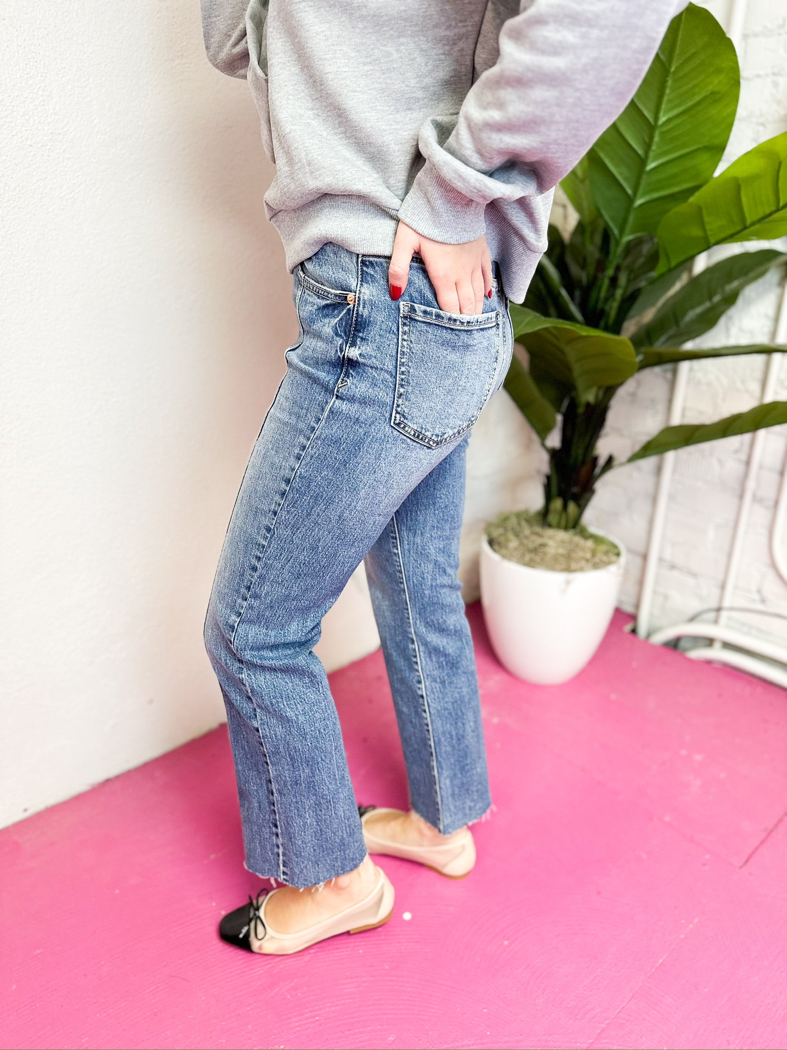 Shy Girl Front Seam Brooklyn Jean