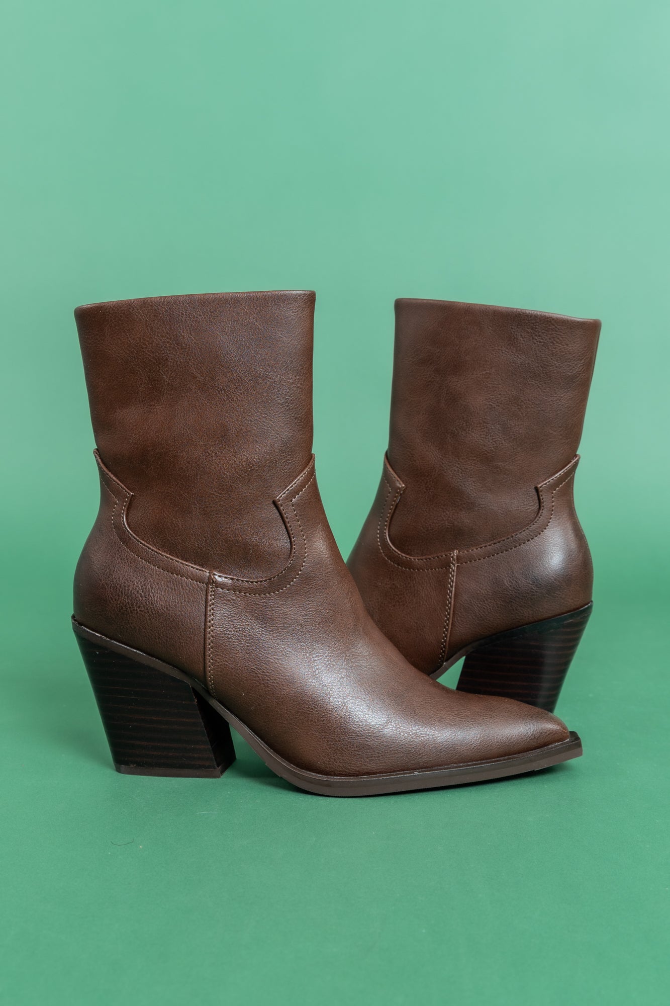 Victoria Cognac Bootie