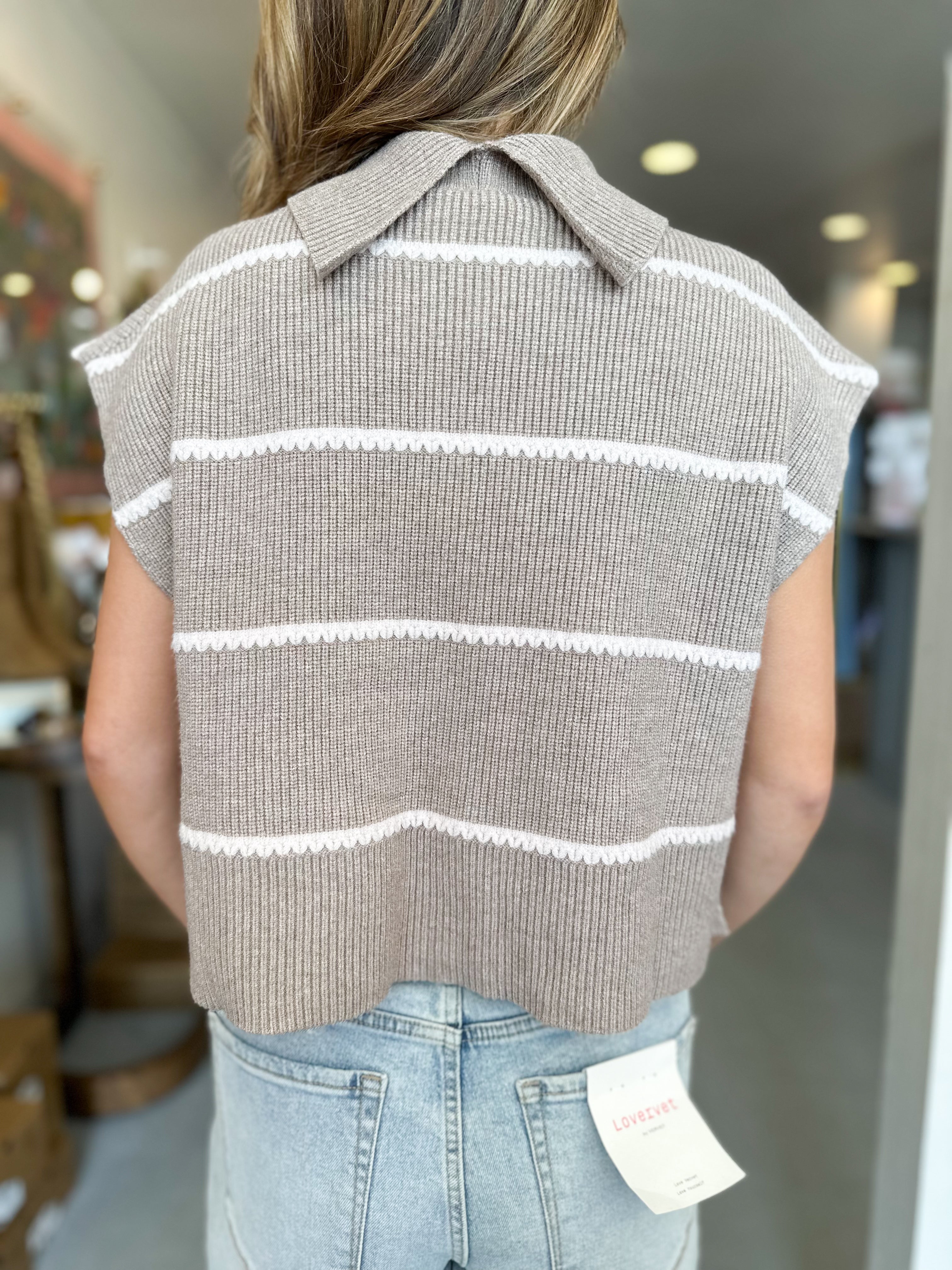 Turtleneck Sweater Vest