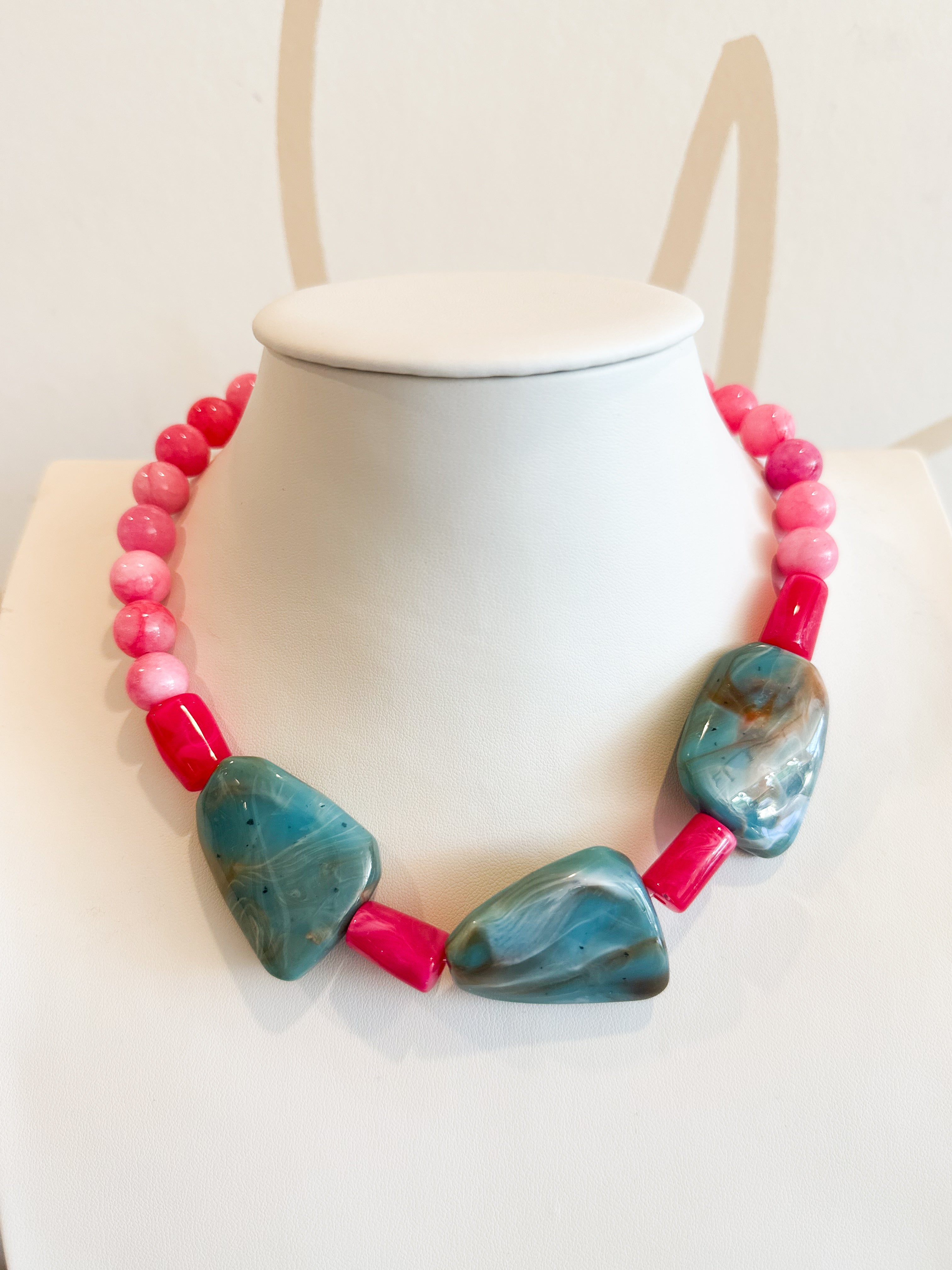 Treasure Jewels Coastal Candy Necklace