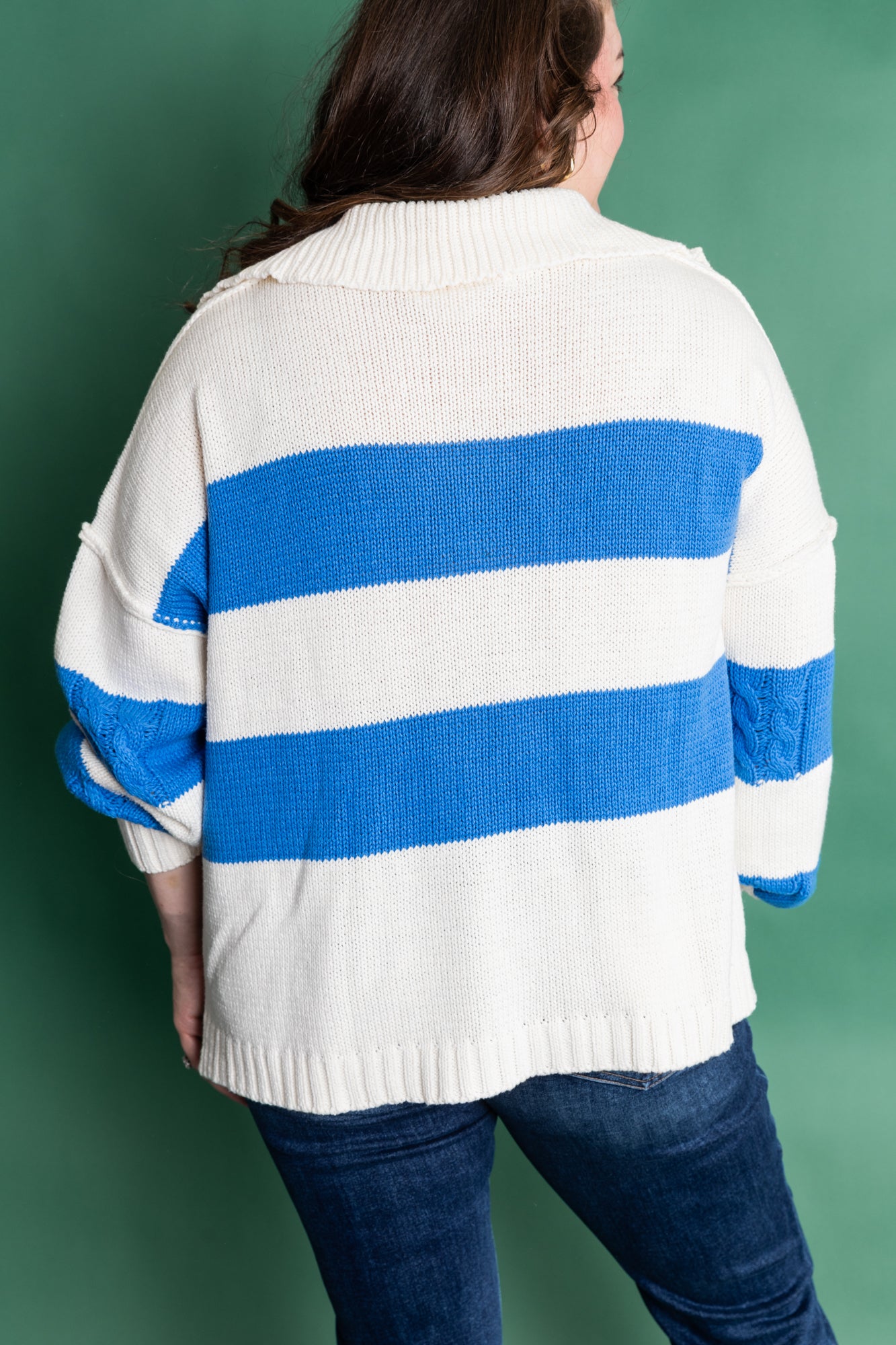 Plus Size Sandy Shoreline Sweater