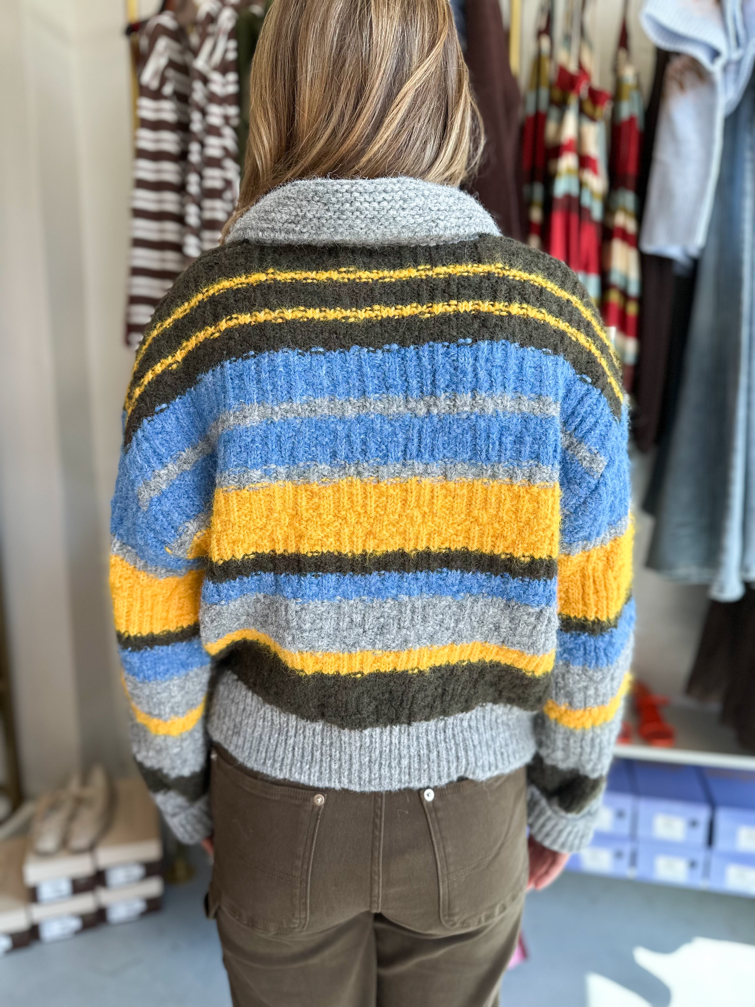 Retro Stripe Sweater