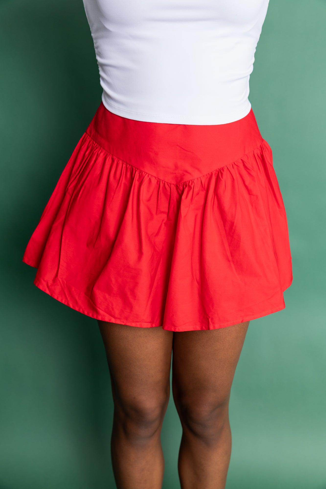 Poplin Mini Skirt