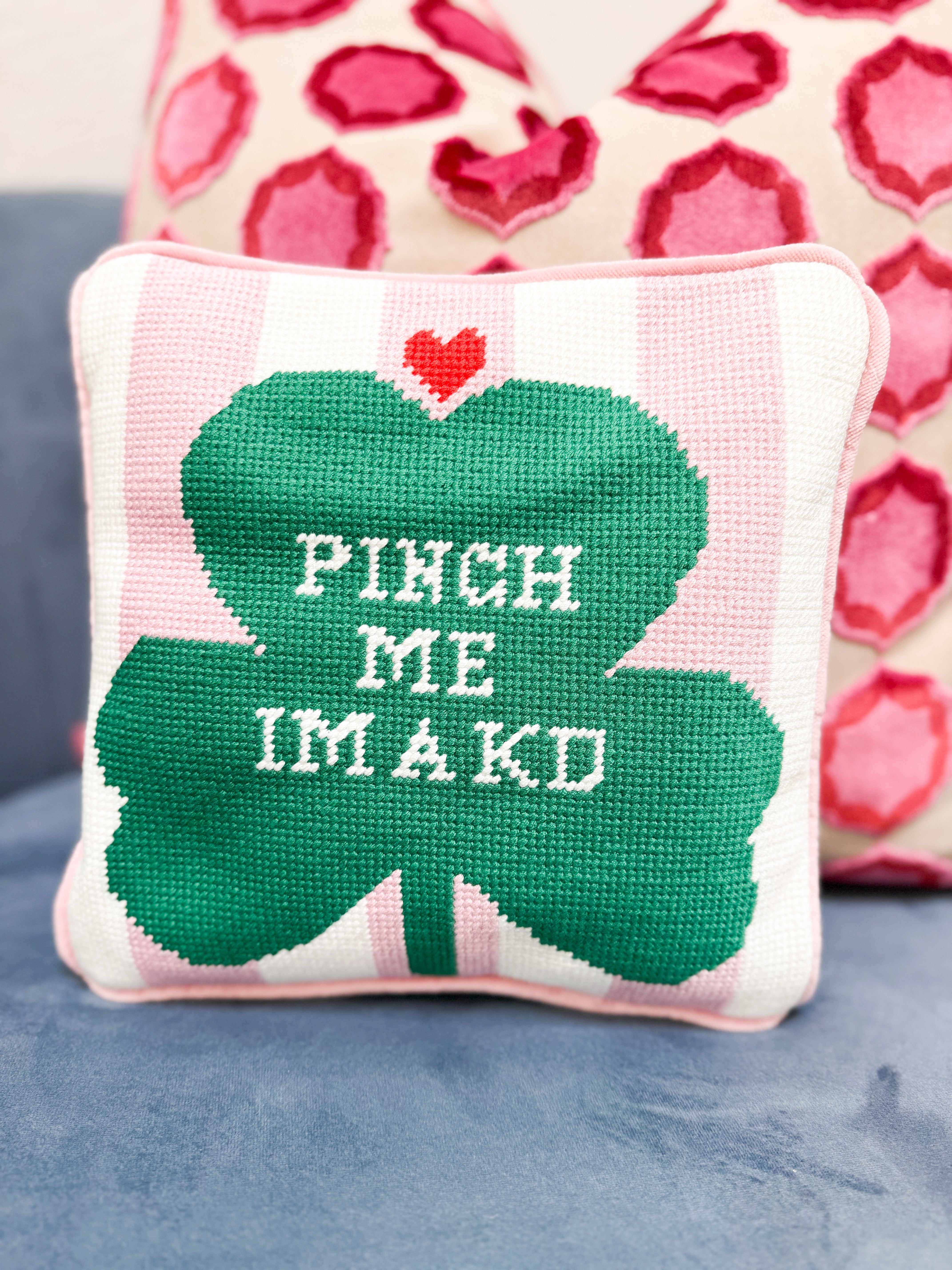 Needlepoint Greek Pillow