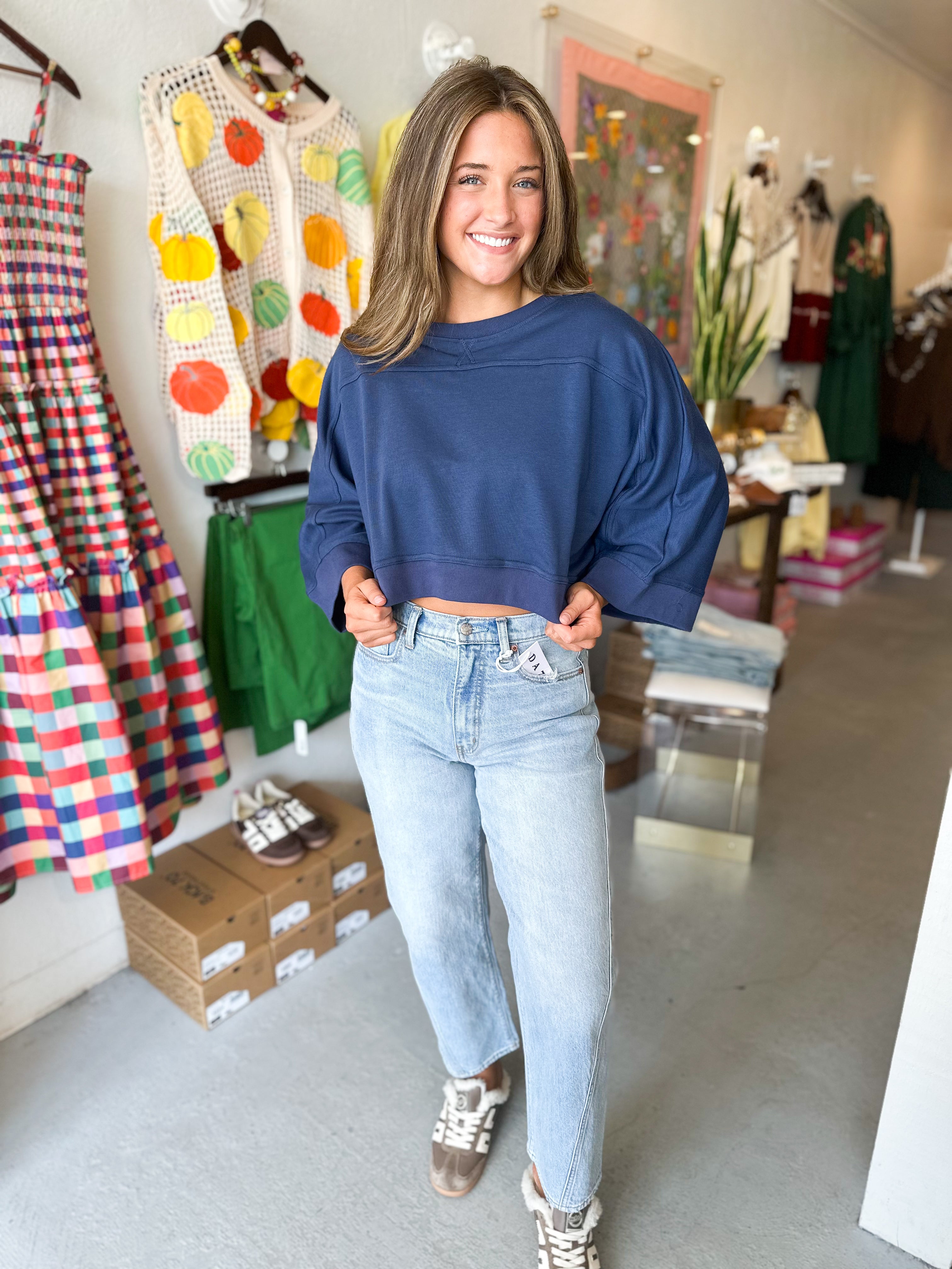 Dolman Cropped Top