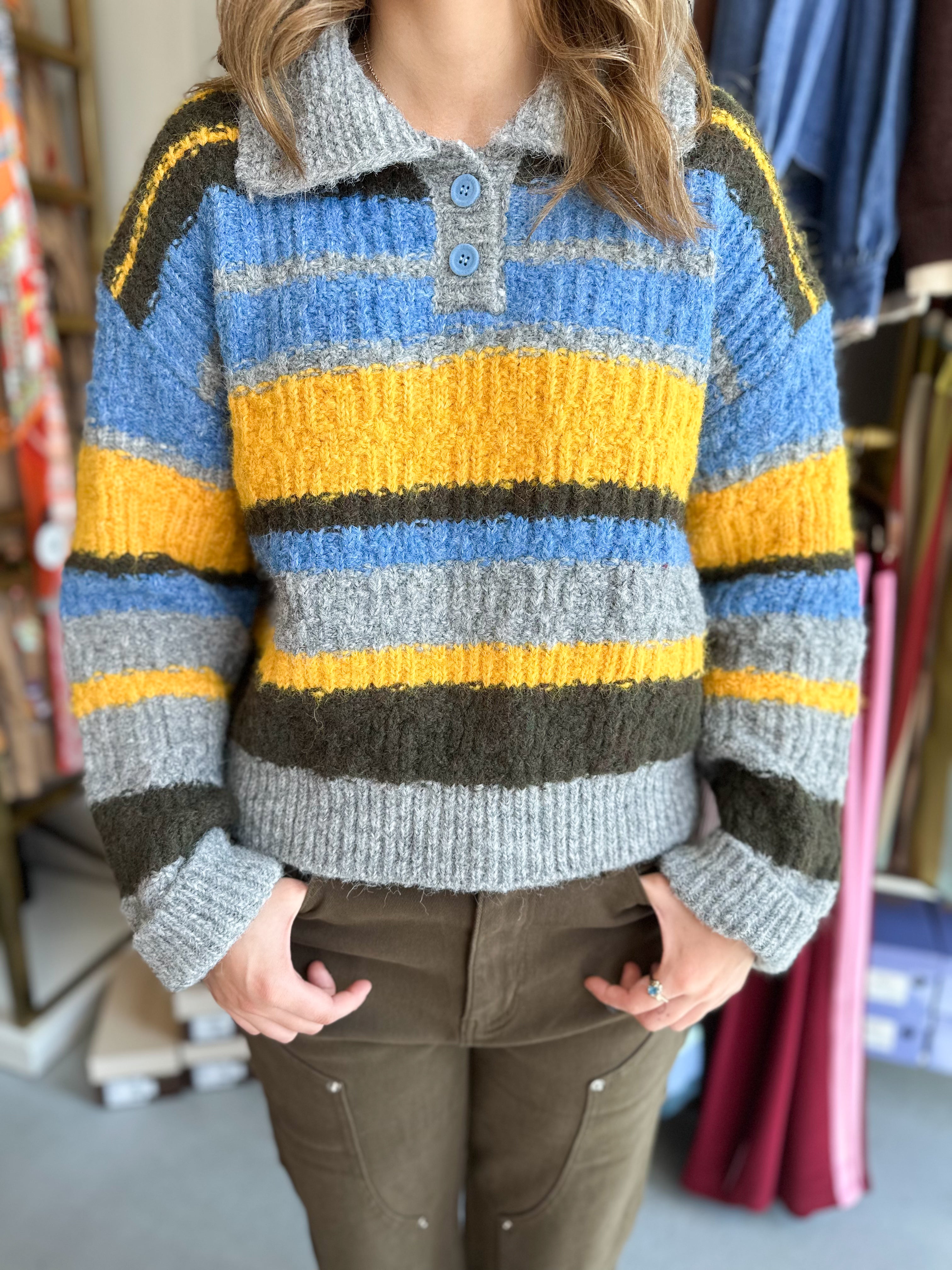 Retro Stripe Sweater