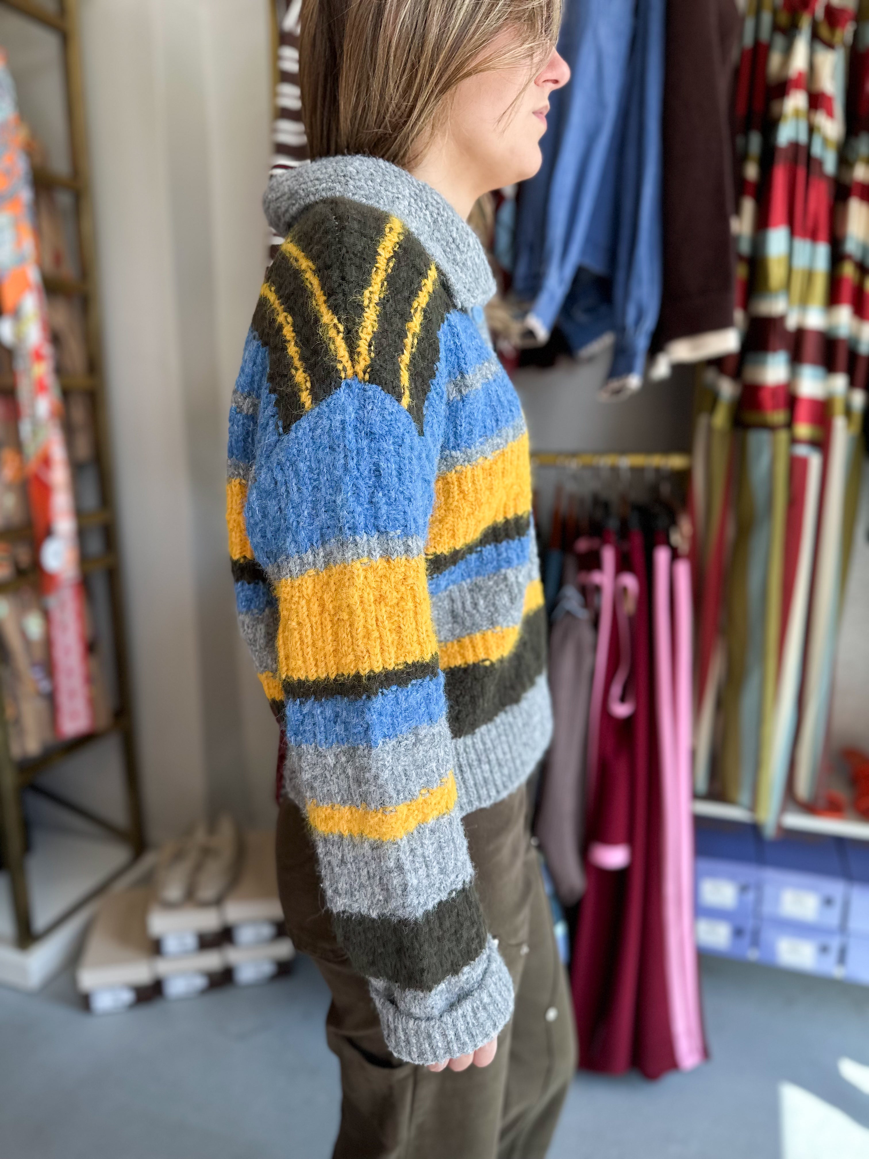 Retro Stripe Sweater