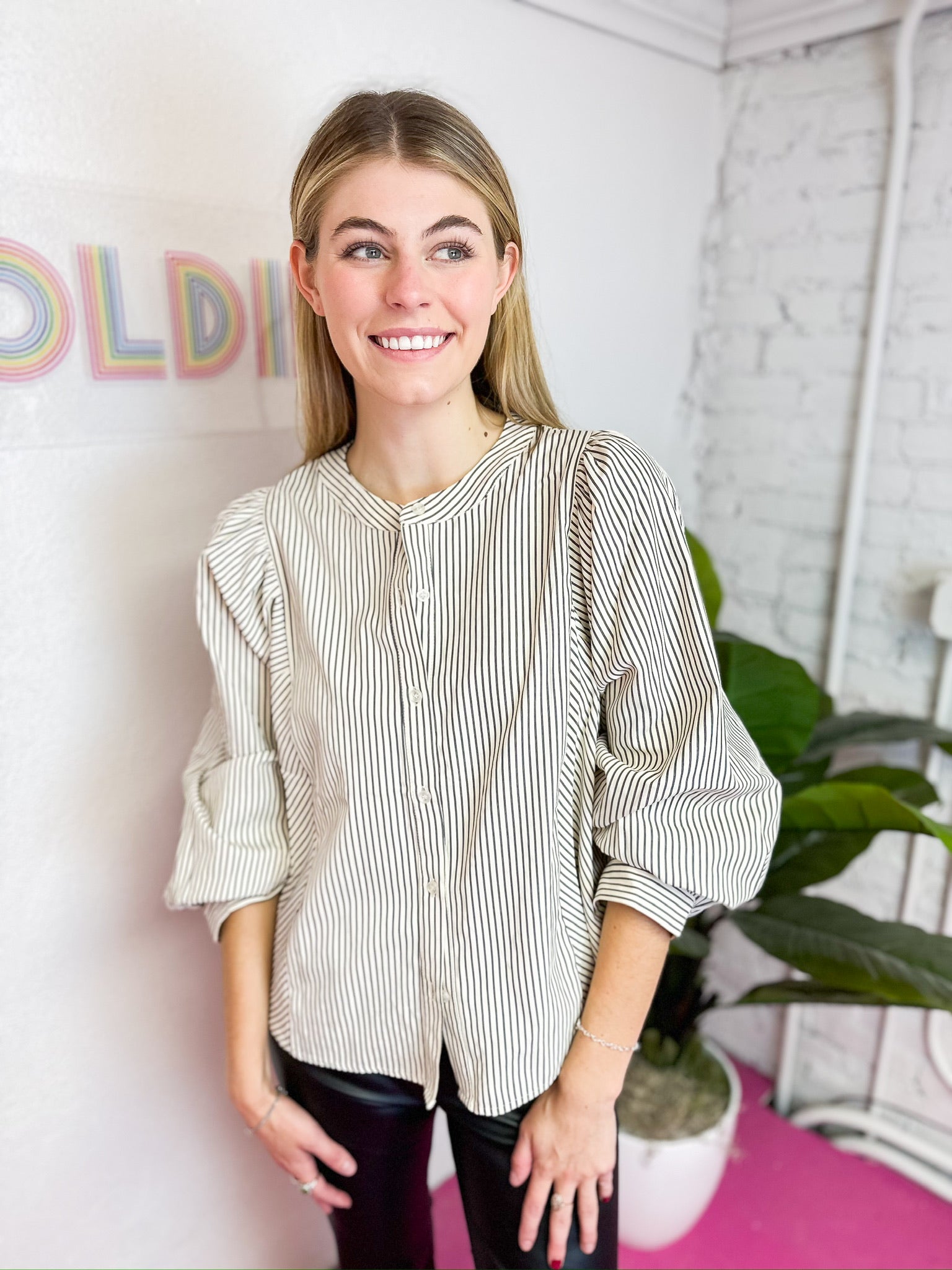 Stripe Button Down