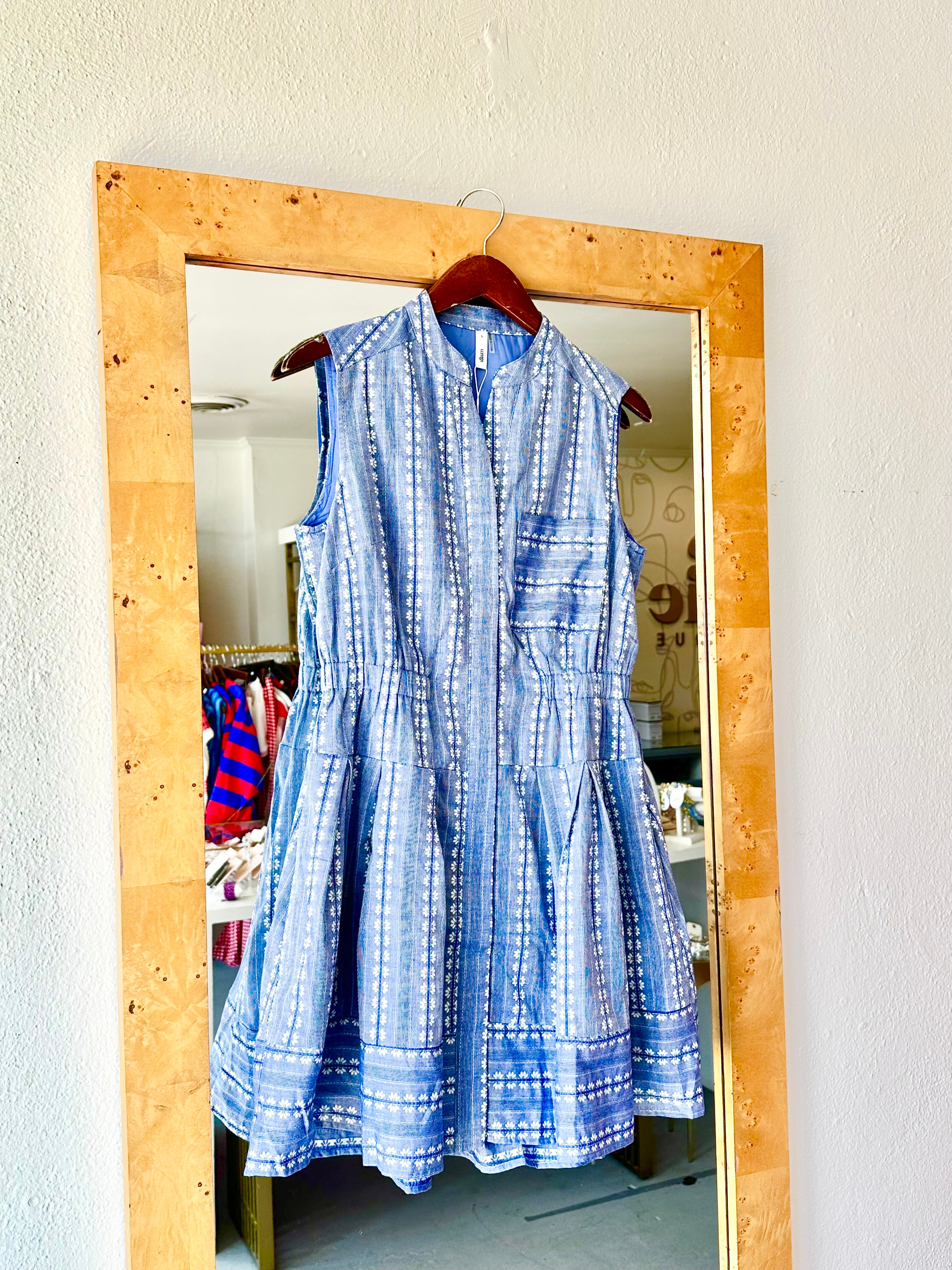 Shirt Dress Sleeveless & V-Neck