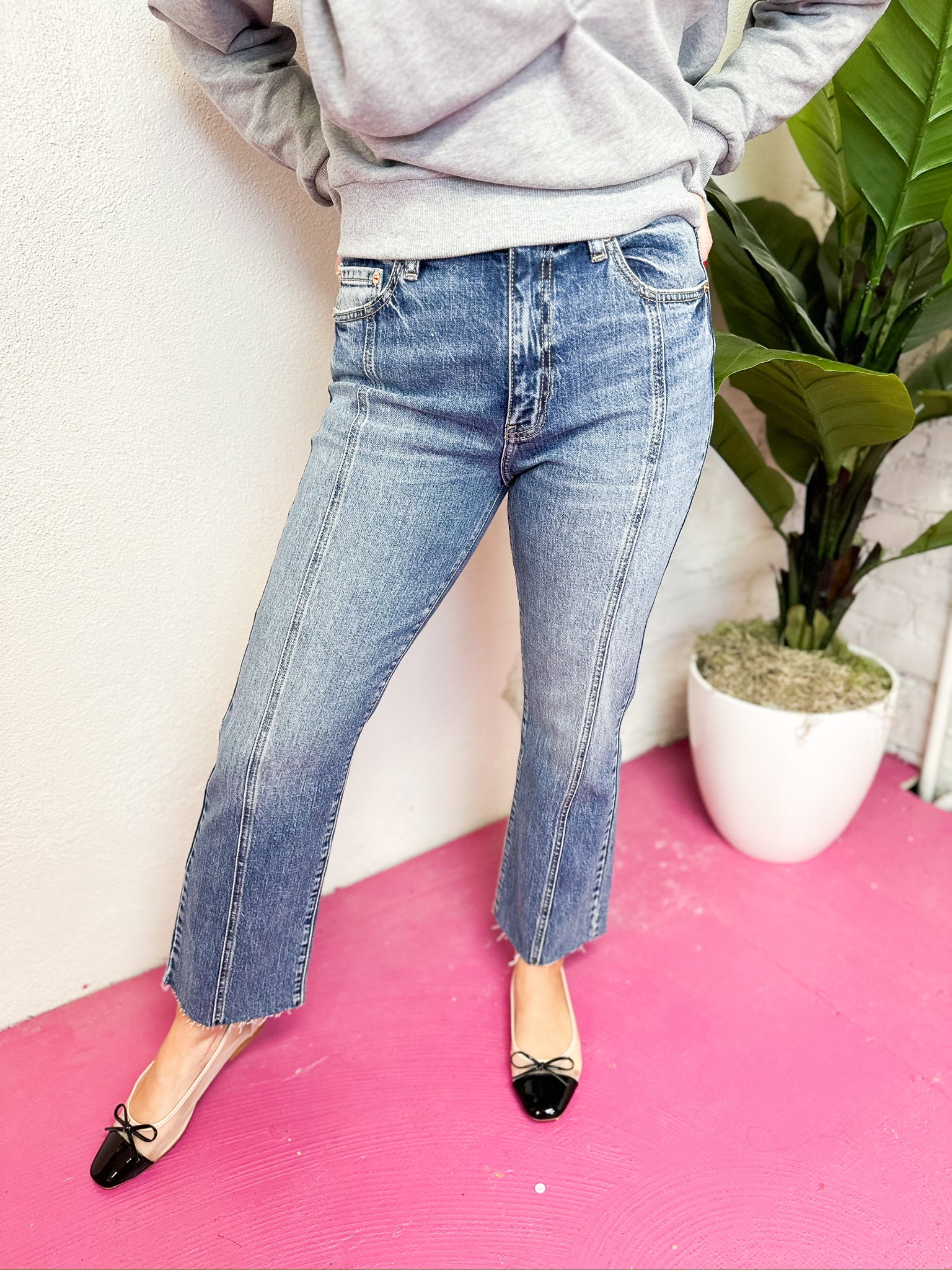 Shy Girl Front Seam Brooklyn Jean