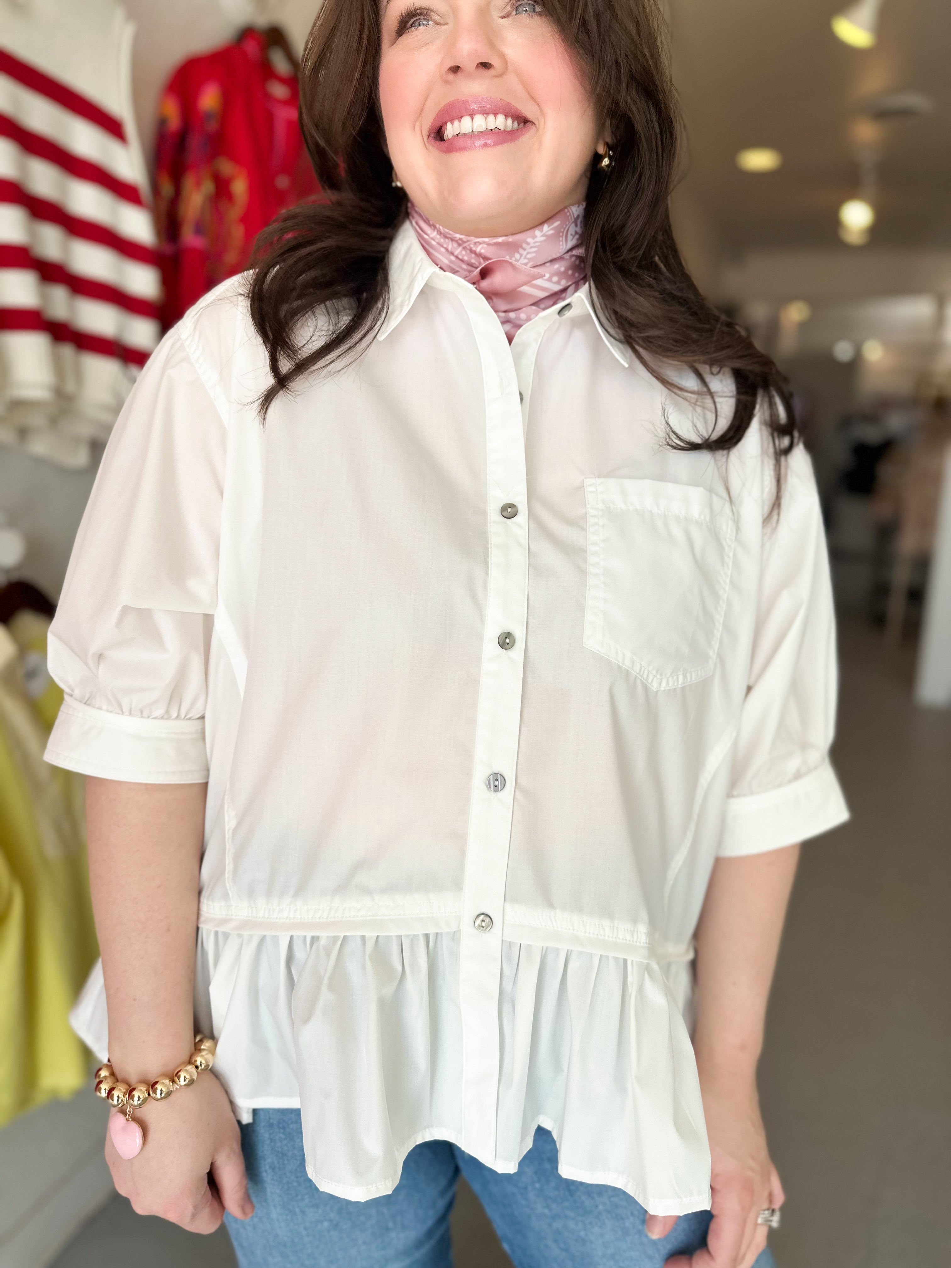 Plus Size Southern Charm Blouse