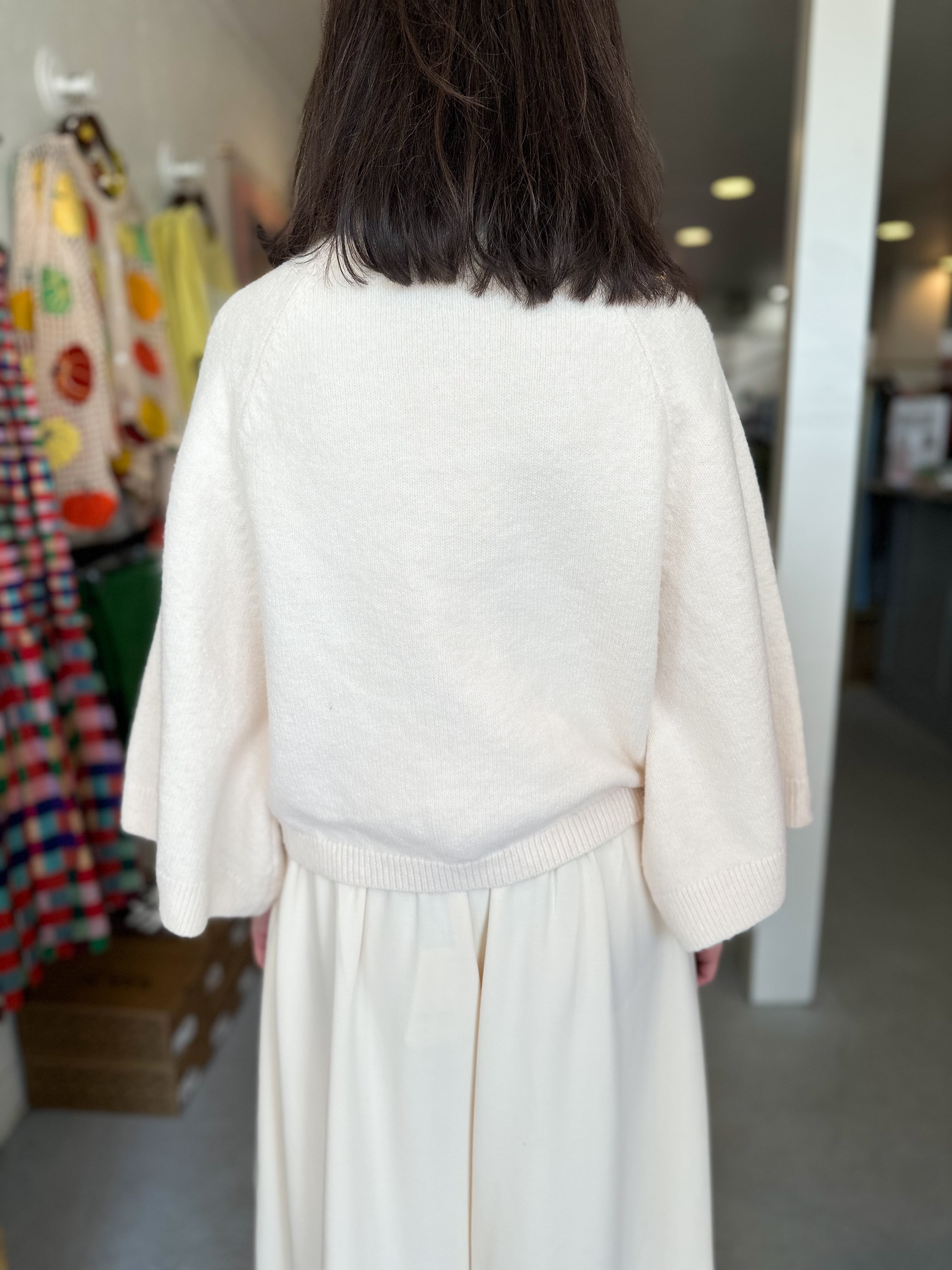 Wide Sleeve Turtleneck Sweater