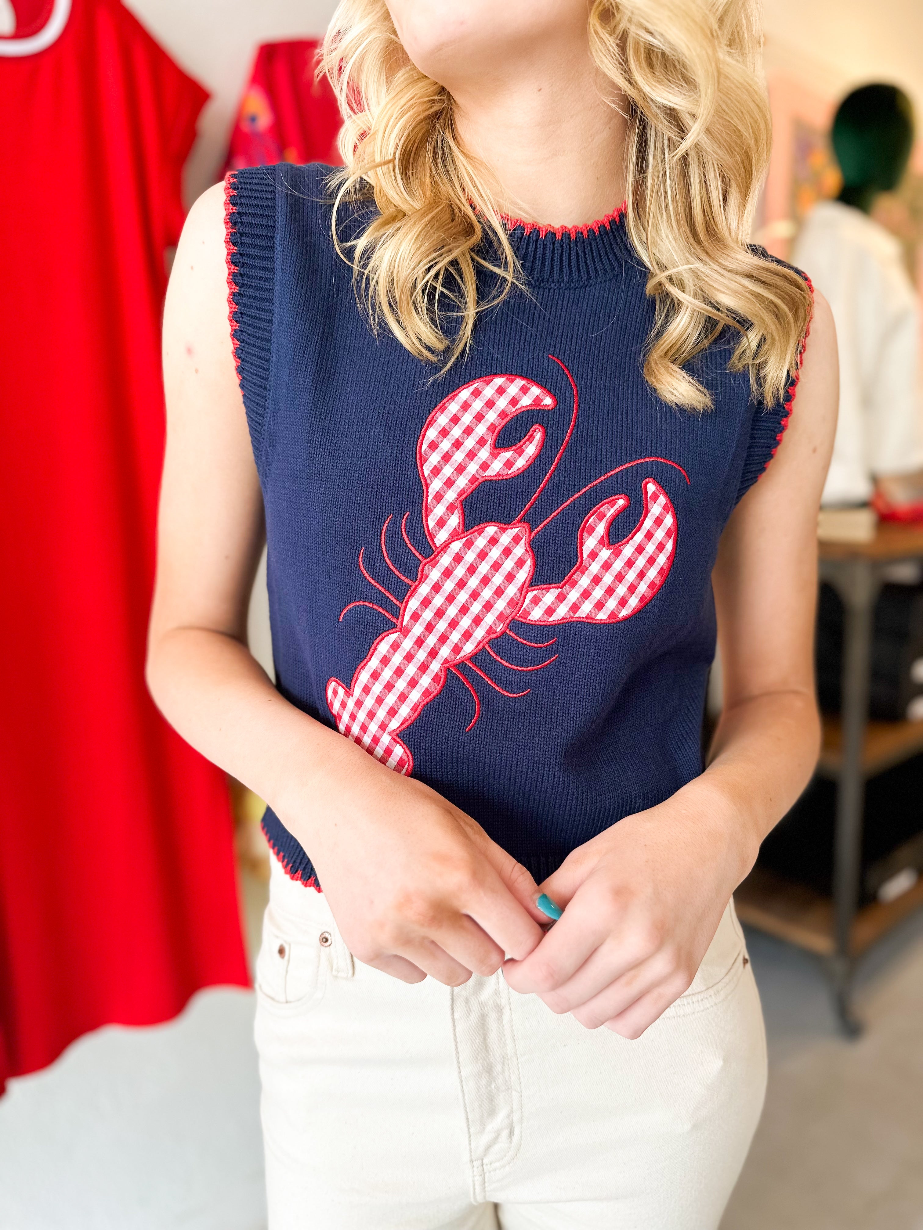 Lobster Love Sweater Vest