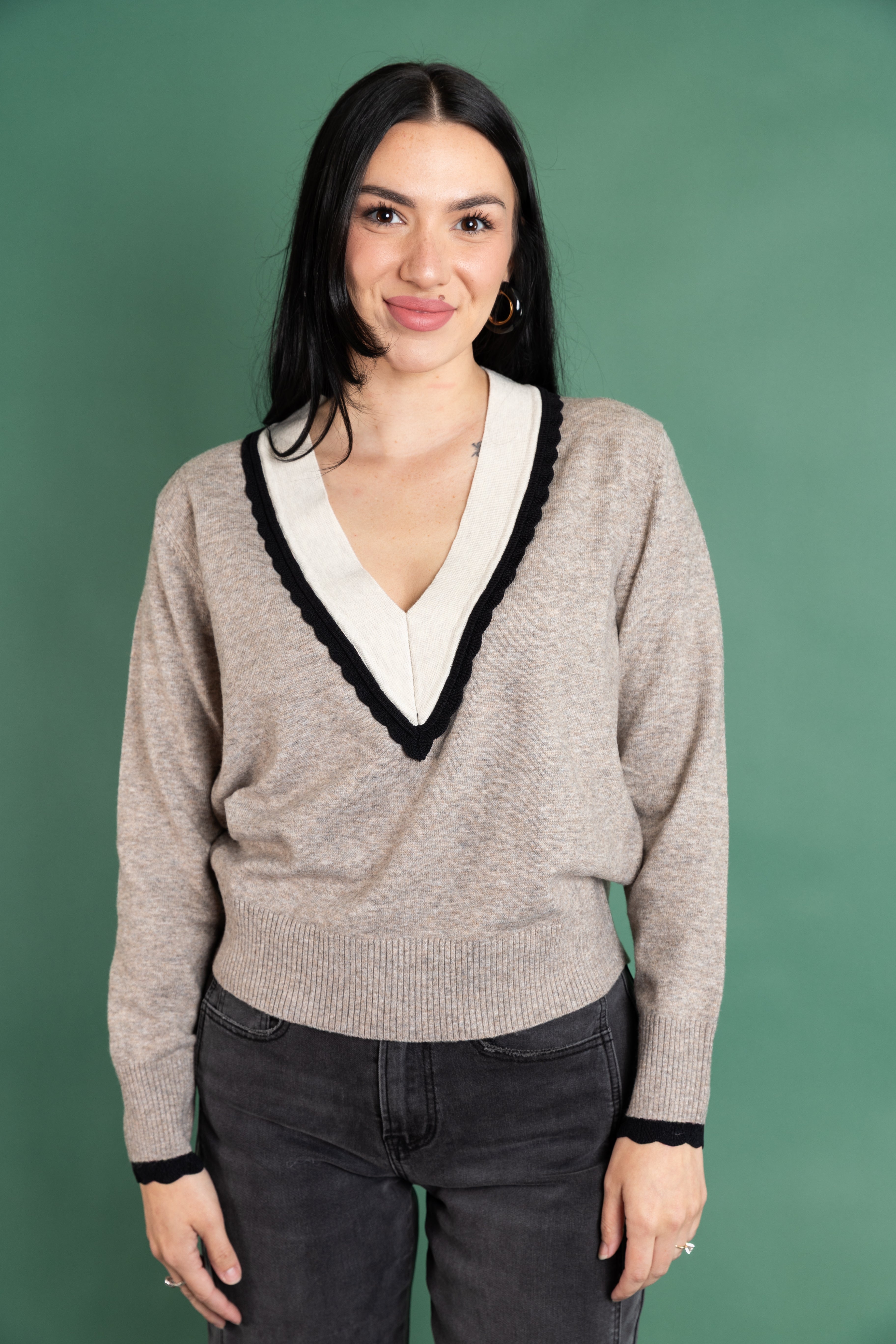 Hampton V-Neck Sweater