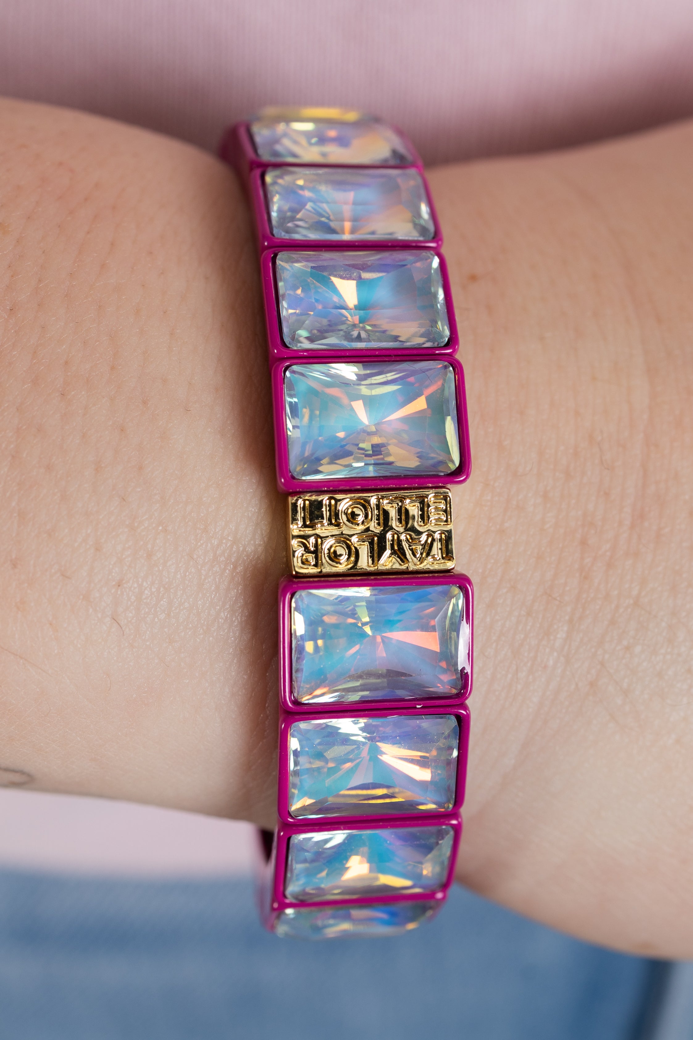 Estelle Dark Pink Bracelet