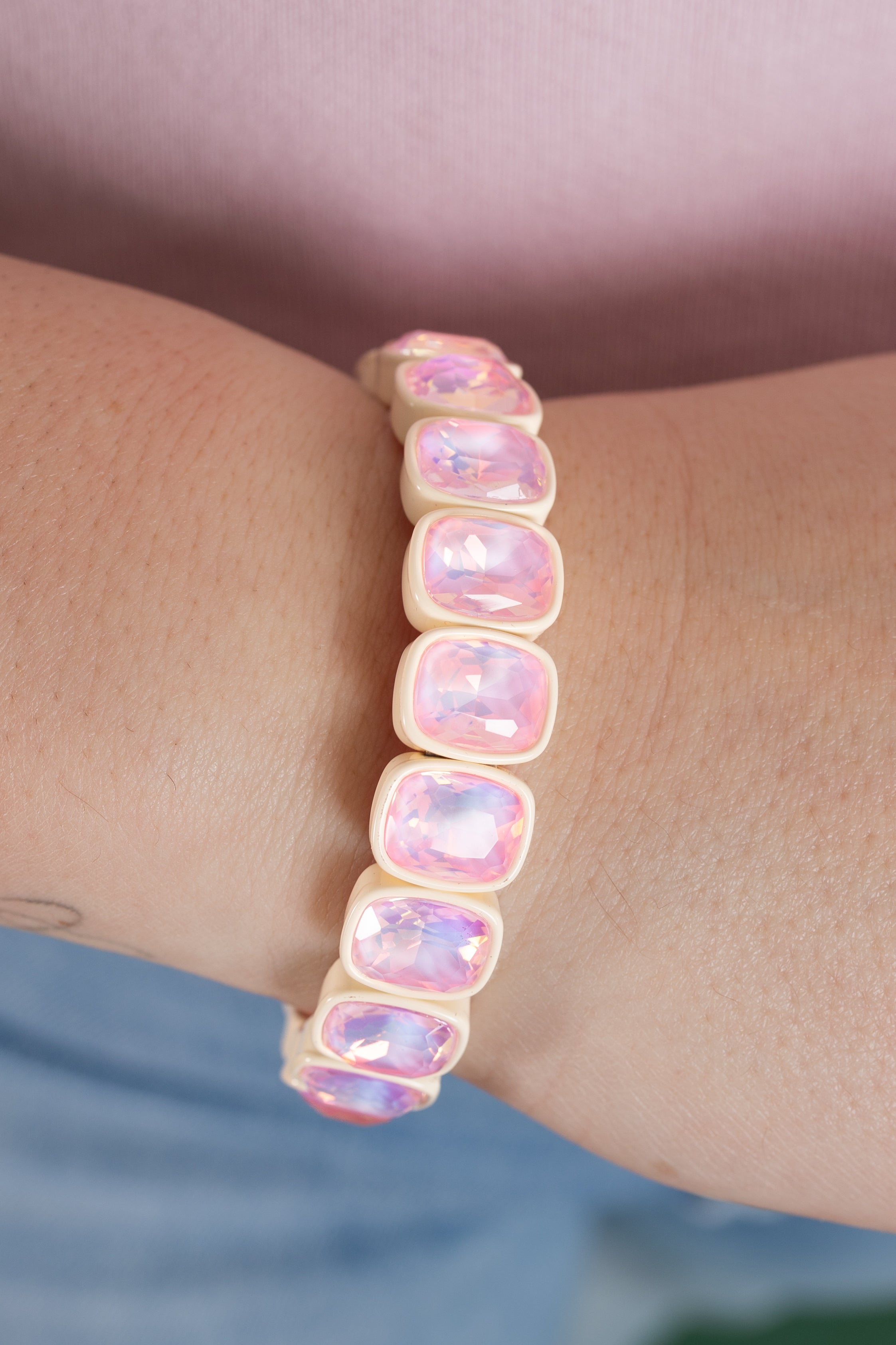 Layla White Bracelet