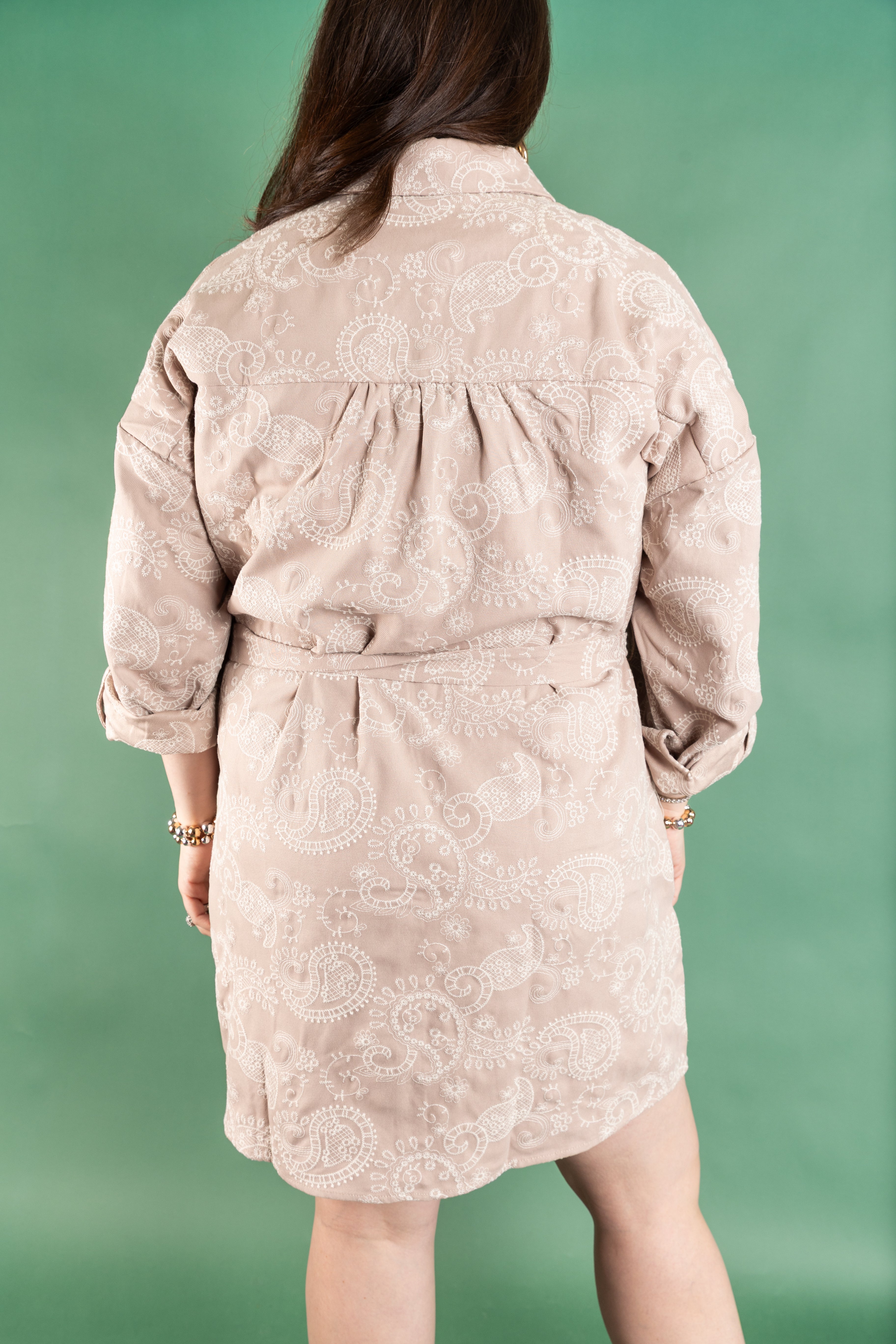 Plus Size Ivory Trail Dress