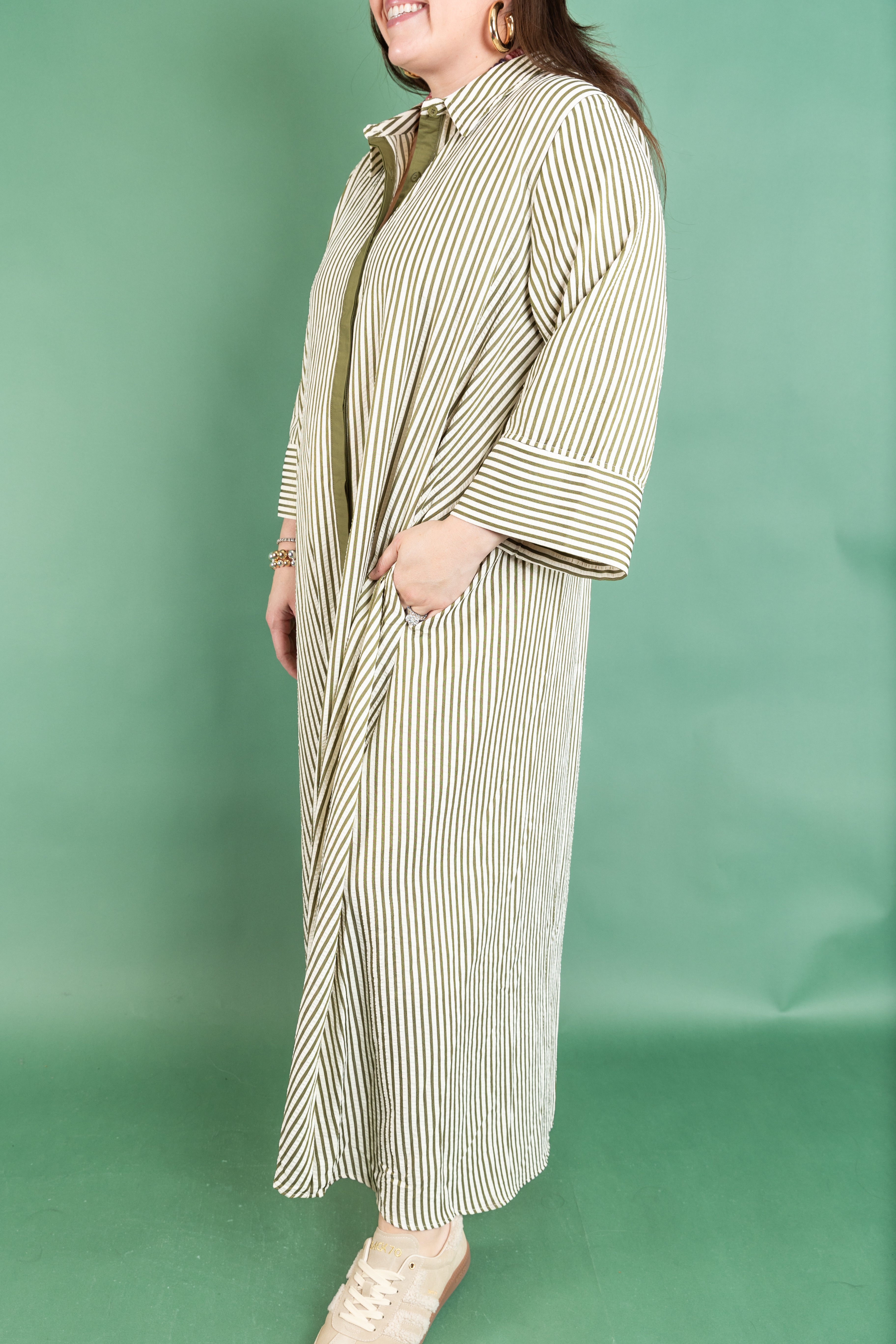 Plus Size Sunday Stripe Dress