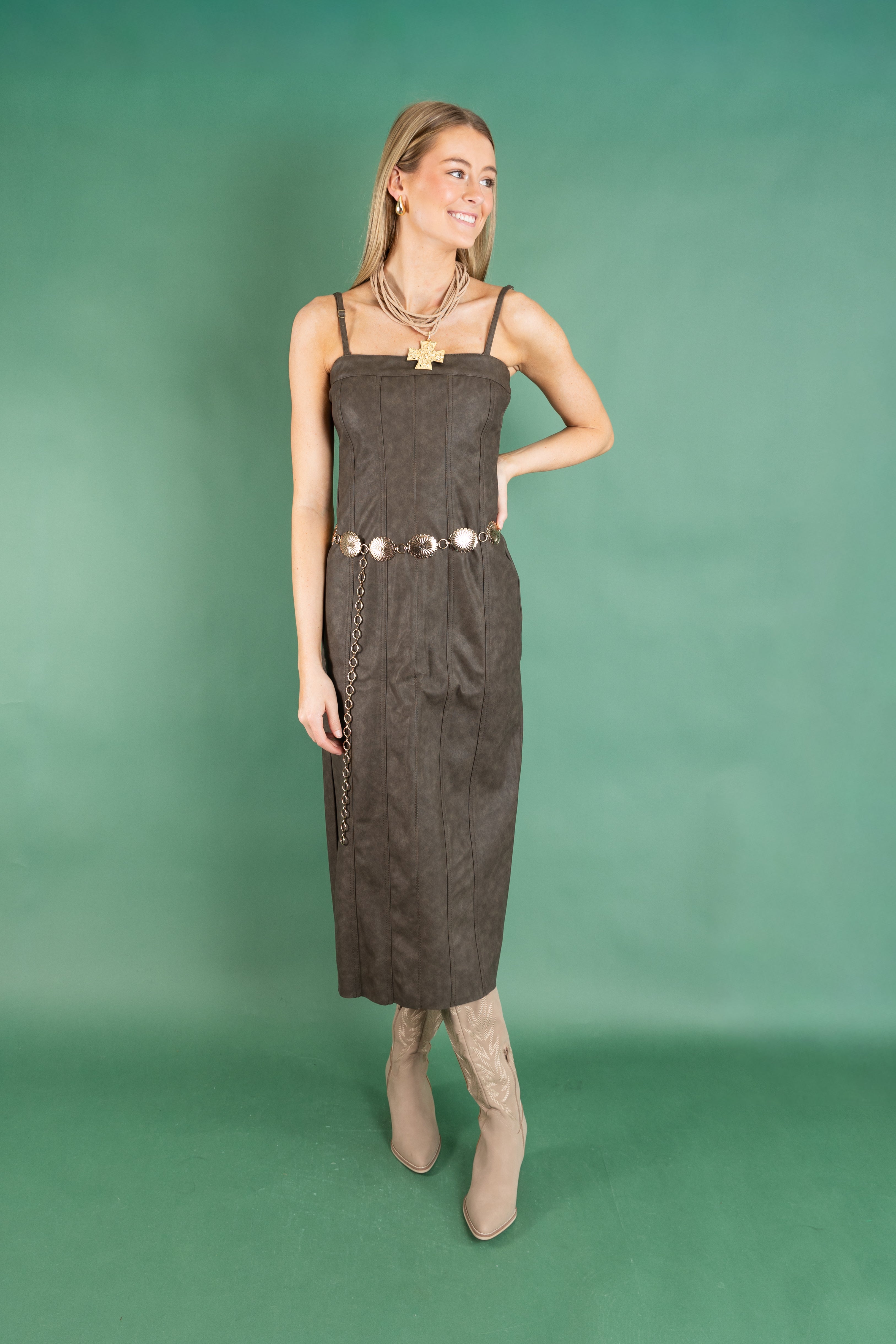 Brownstone Midi Dress