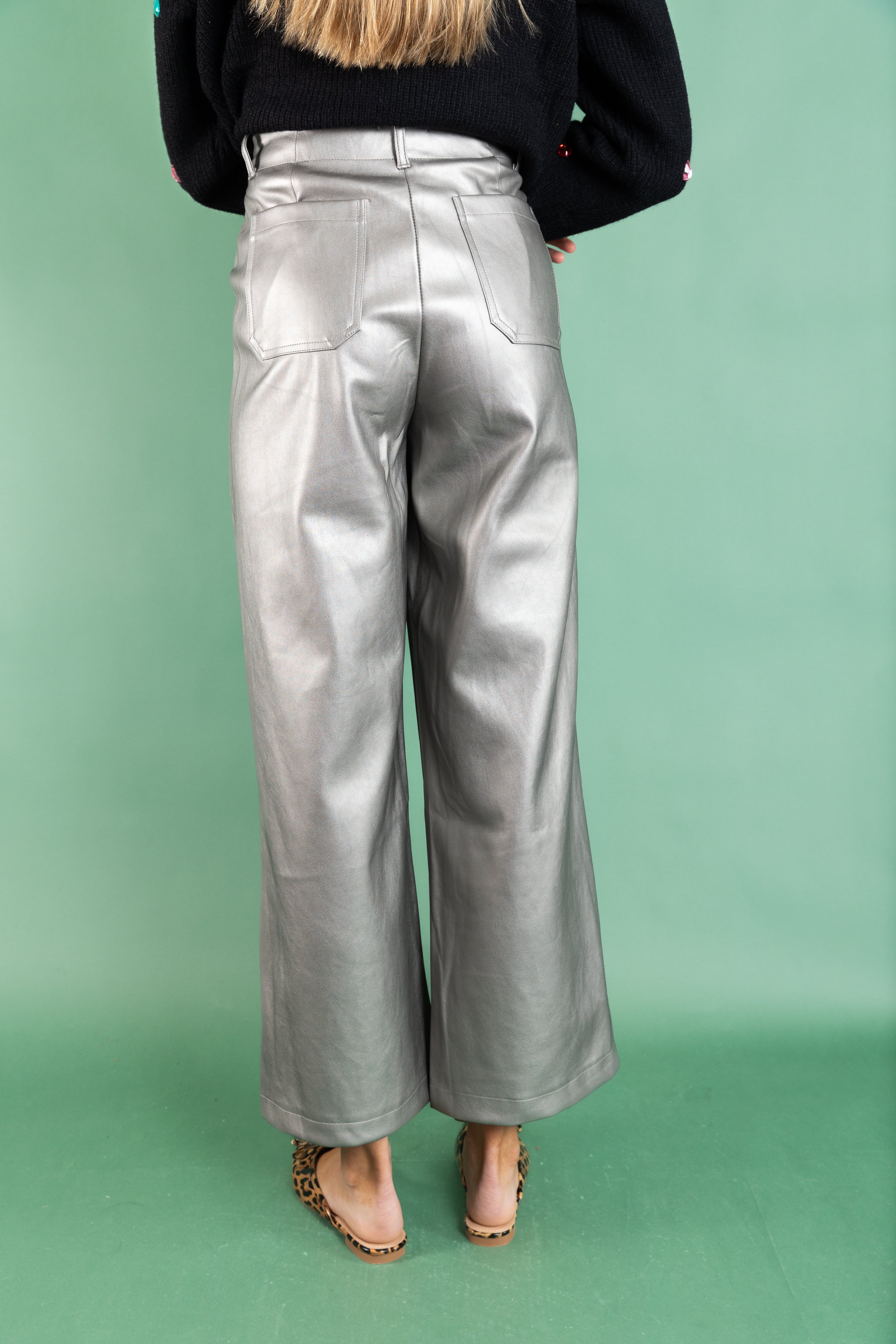 Silver Statement Pants