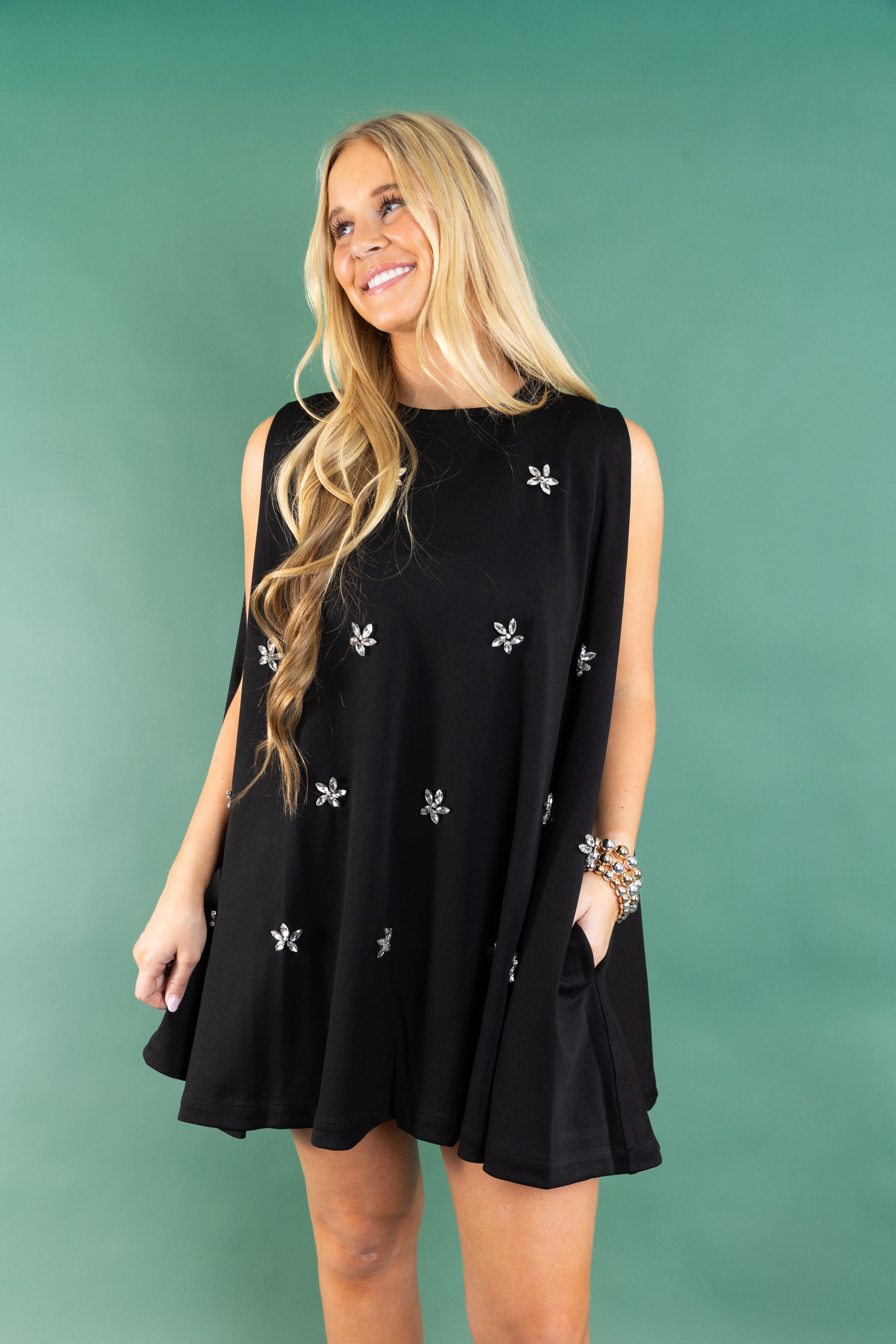 Crystal Swing Mini Dress