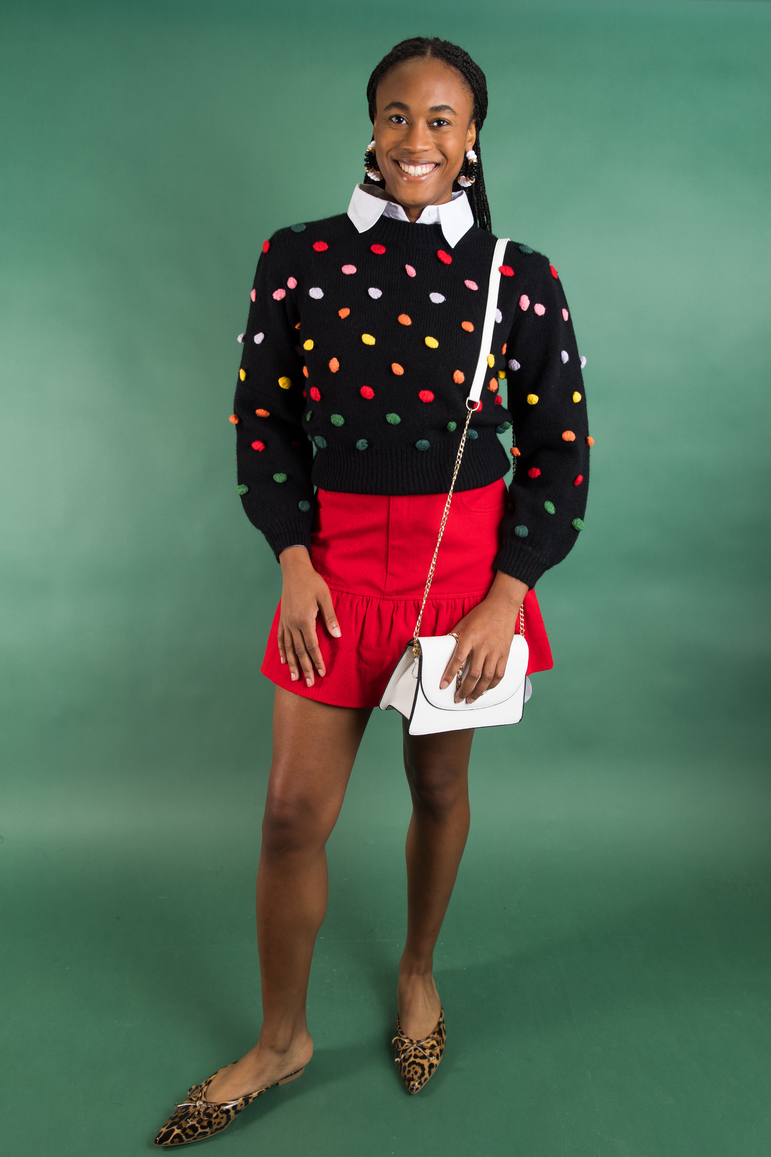 Pretty In Dots Sweater