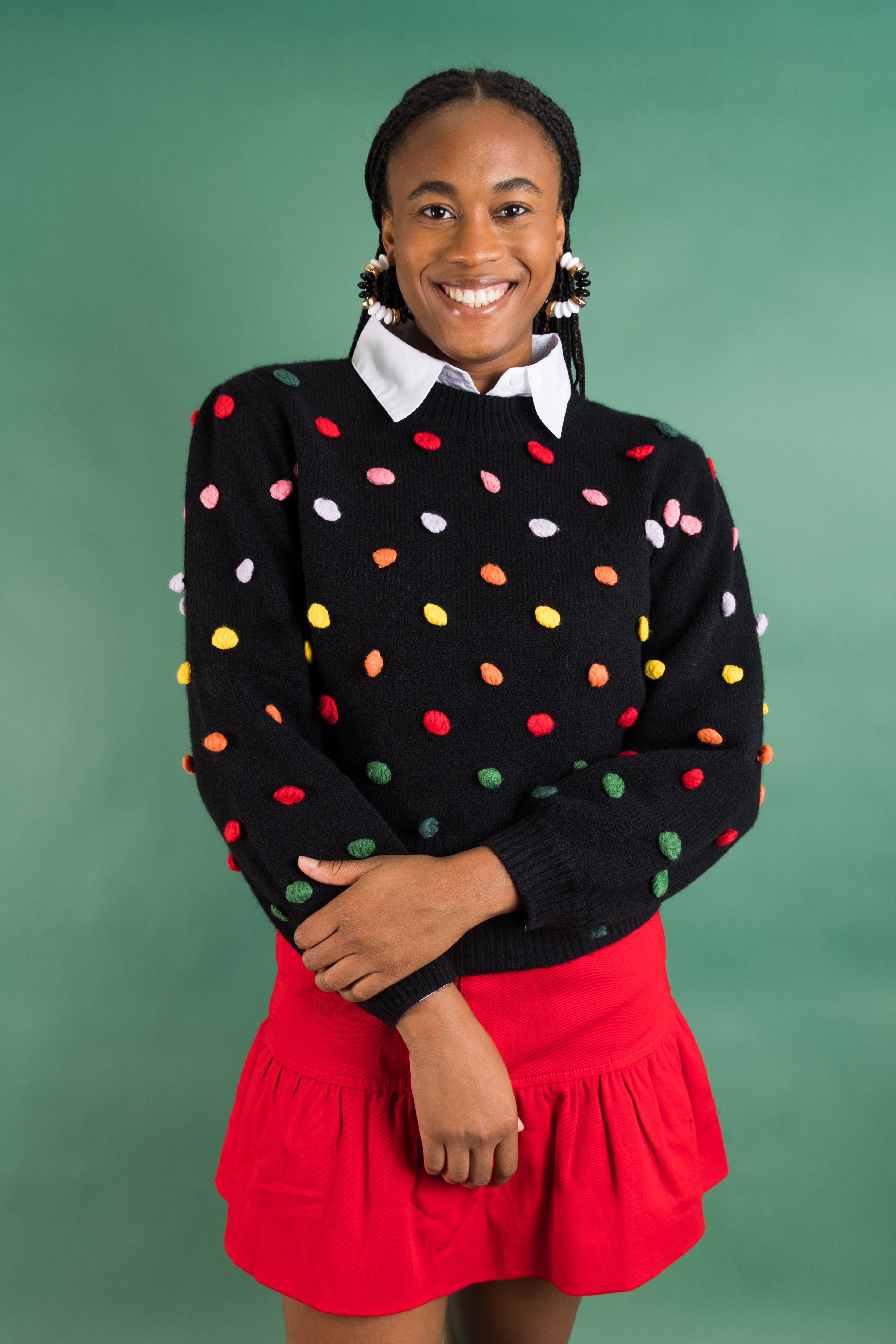 Pretty In Dots Sweater