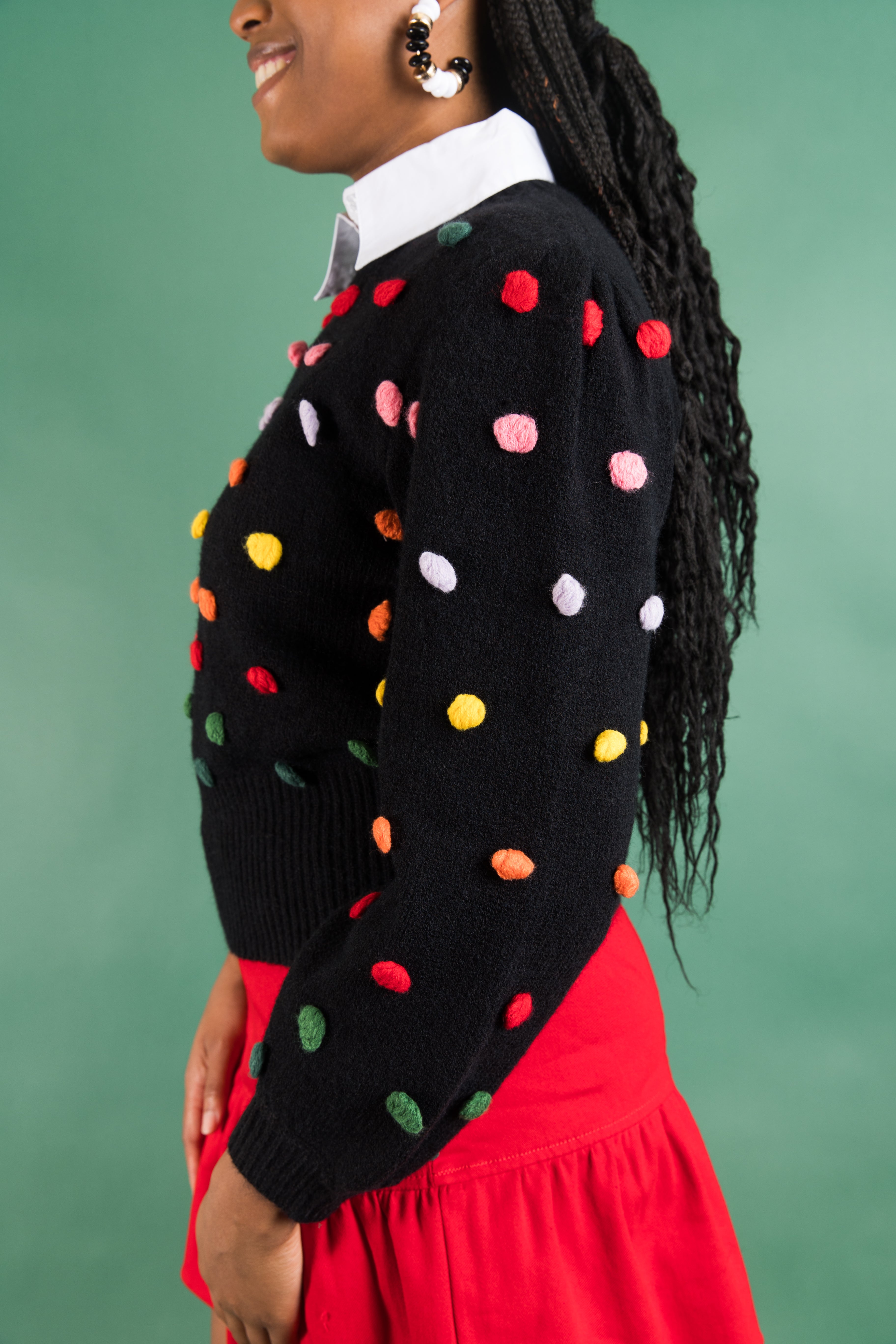 Pretty In Dots Sweater