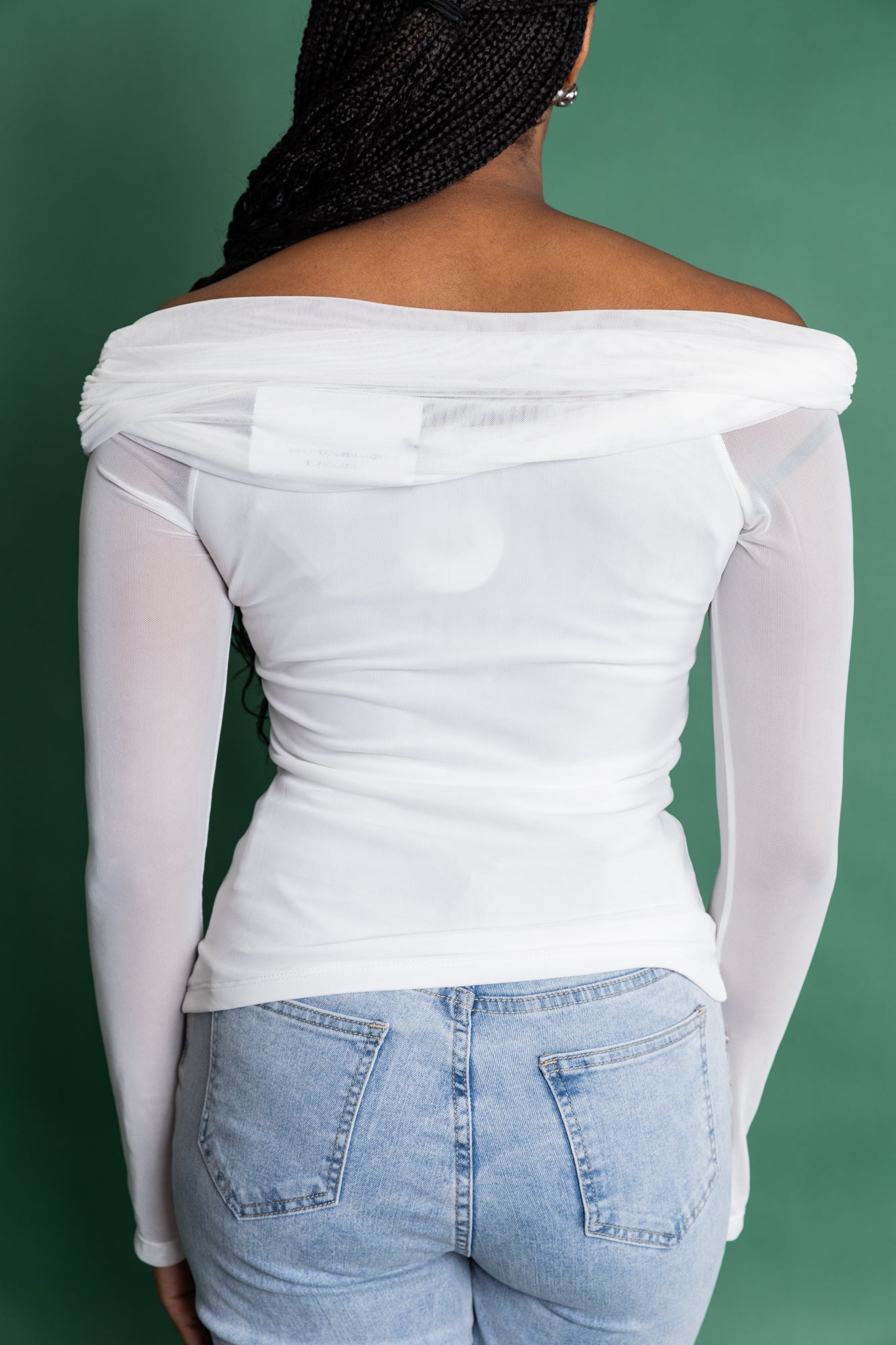 Off The Shoulder Long Sleeve Top