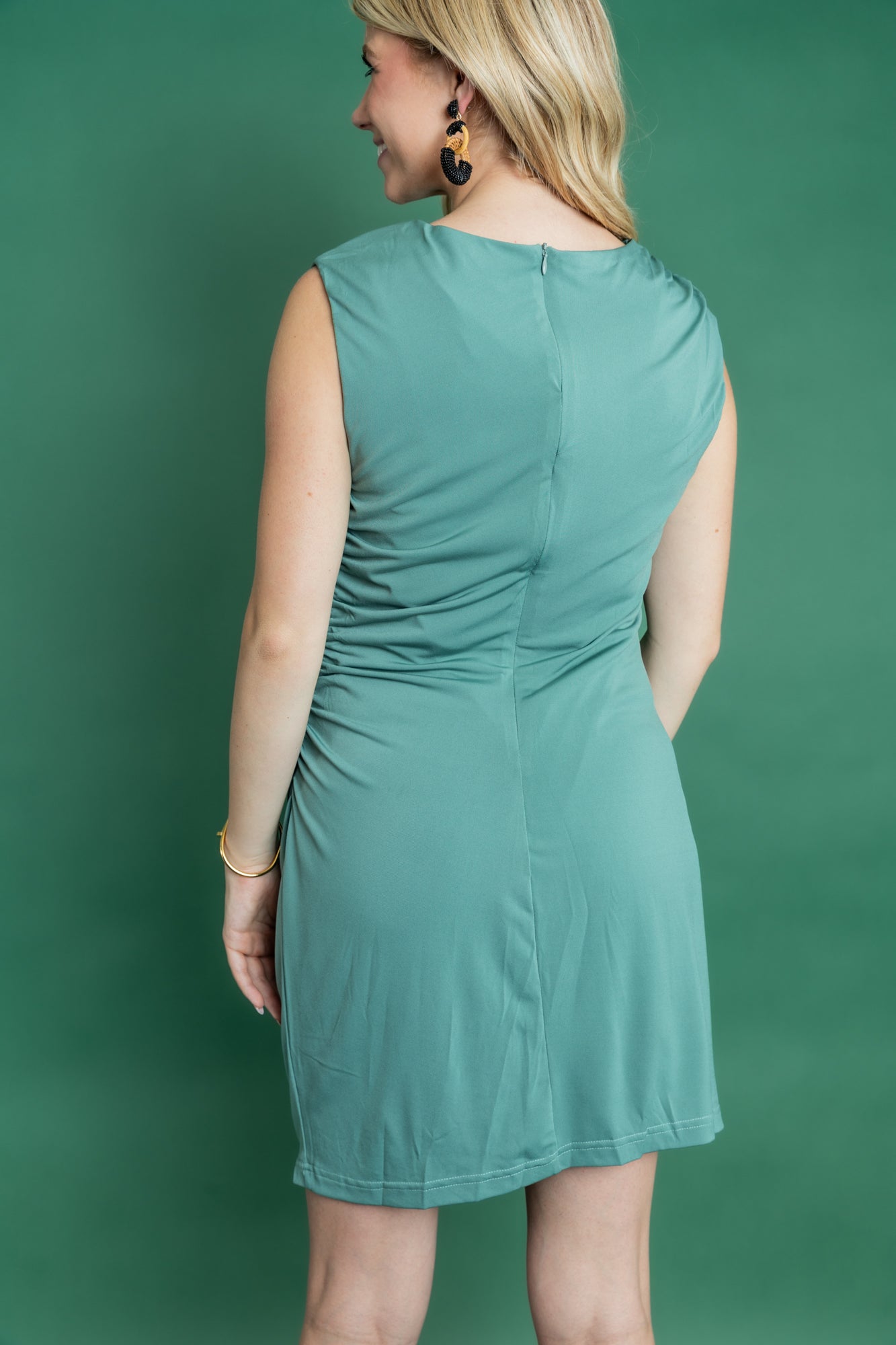 Ruched Side Mini Dress