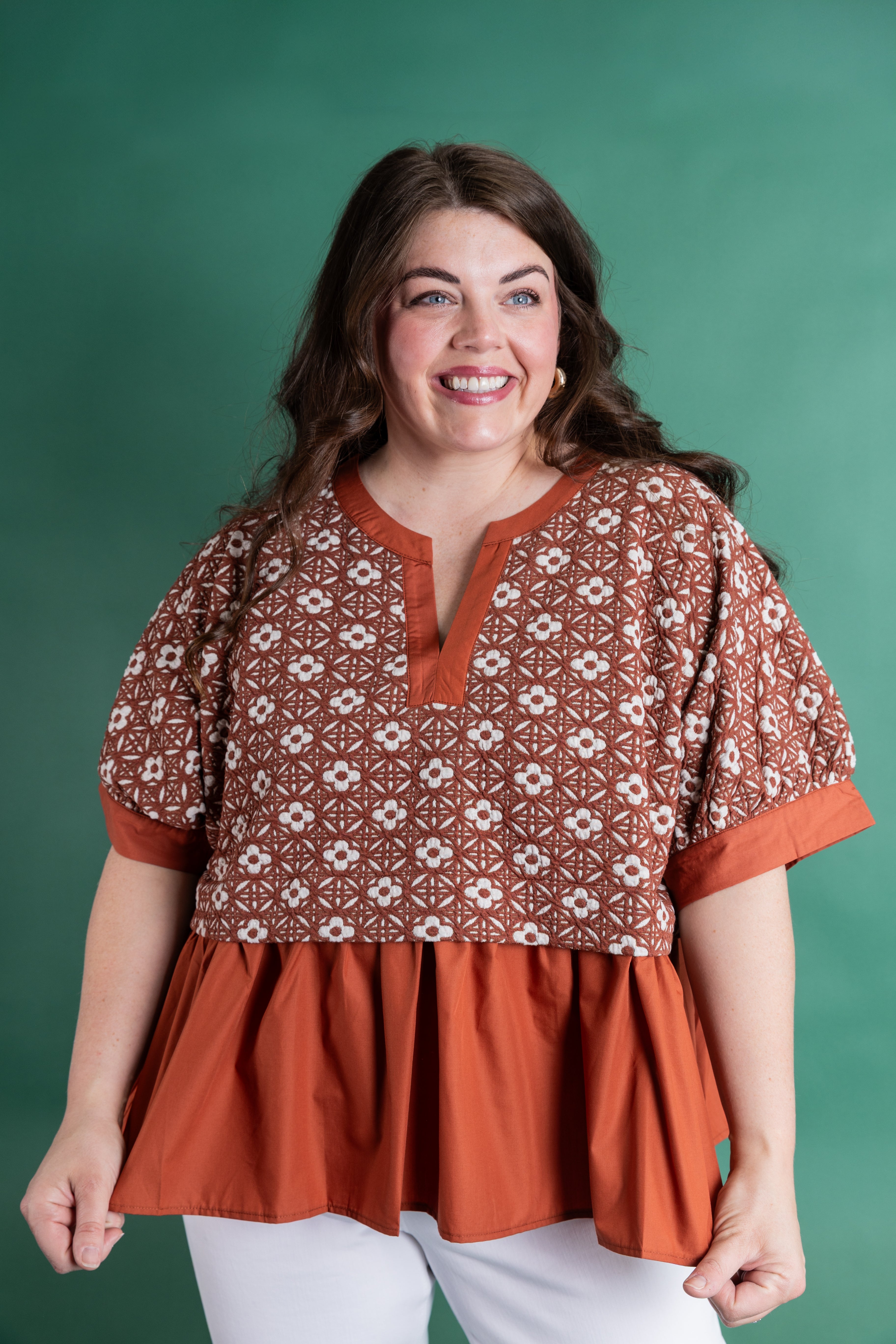 Plus Size Rustwood Bloom Blouse