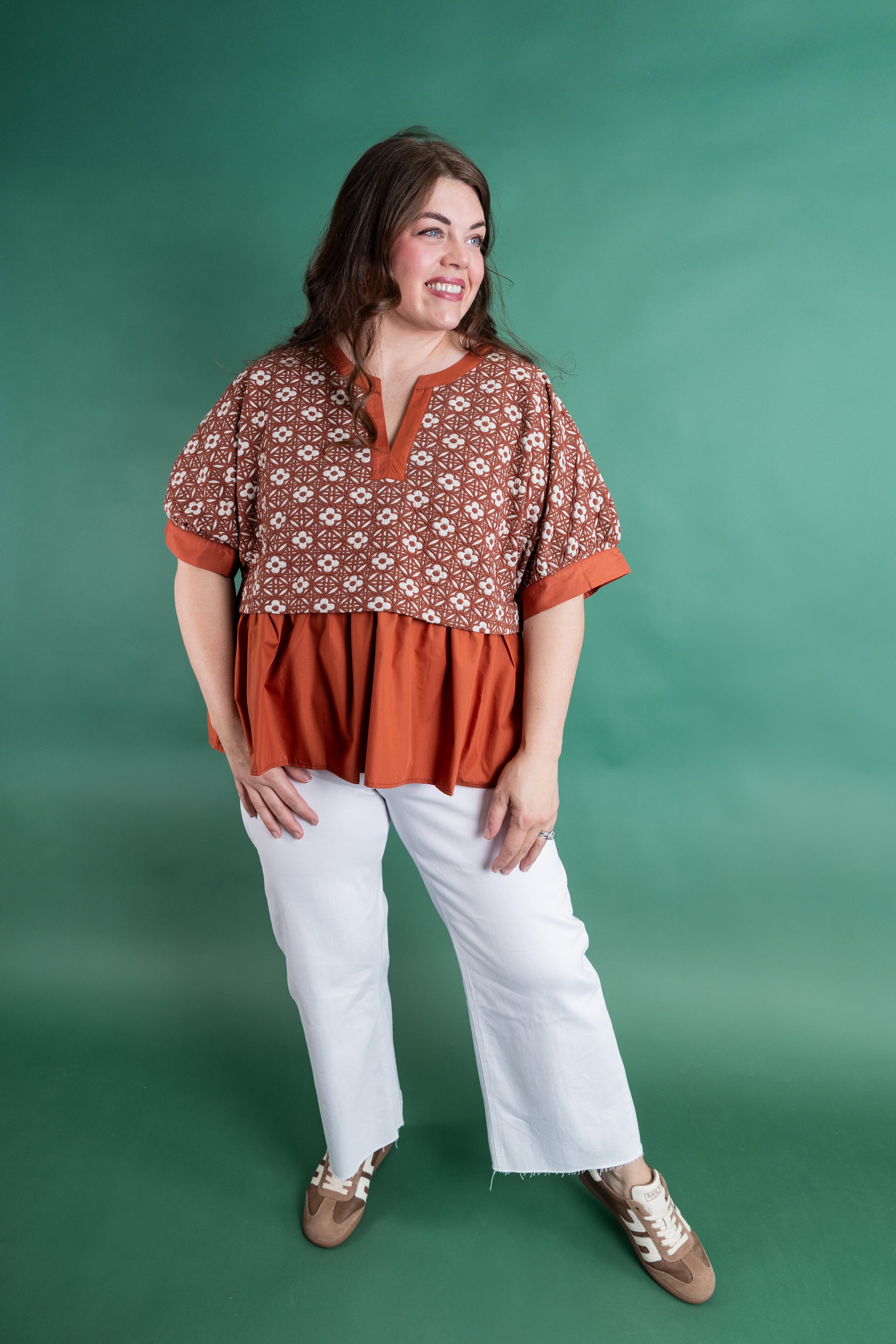 Plus Size Rustwood Bloom Blouse