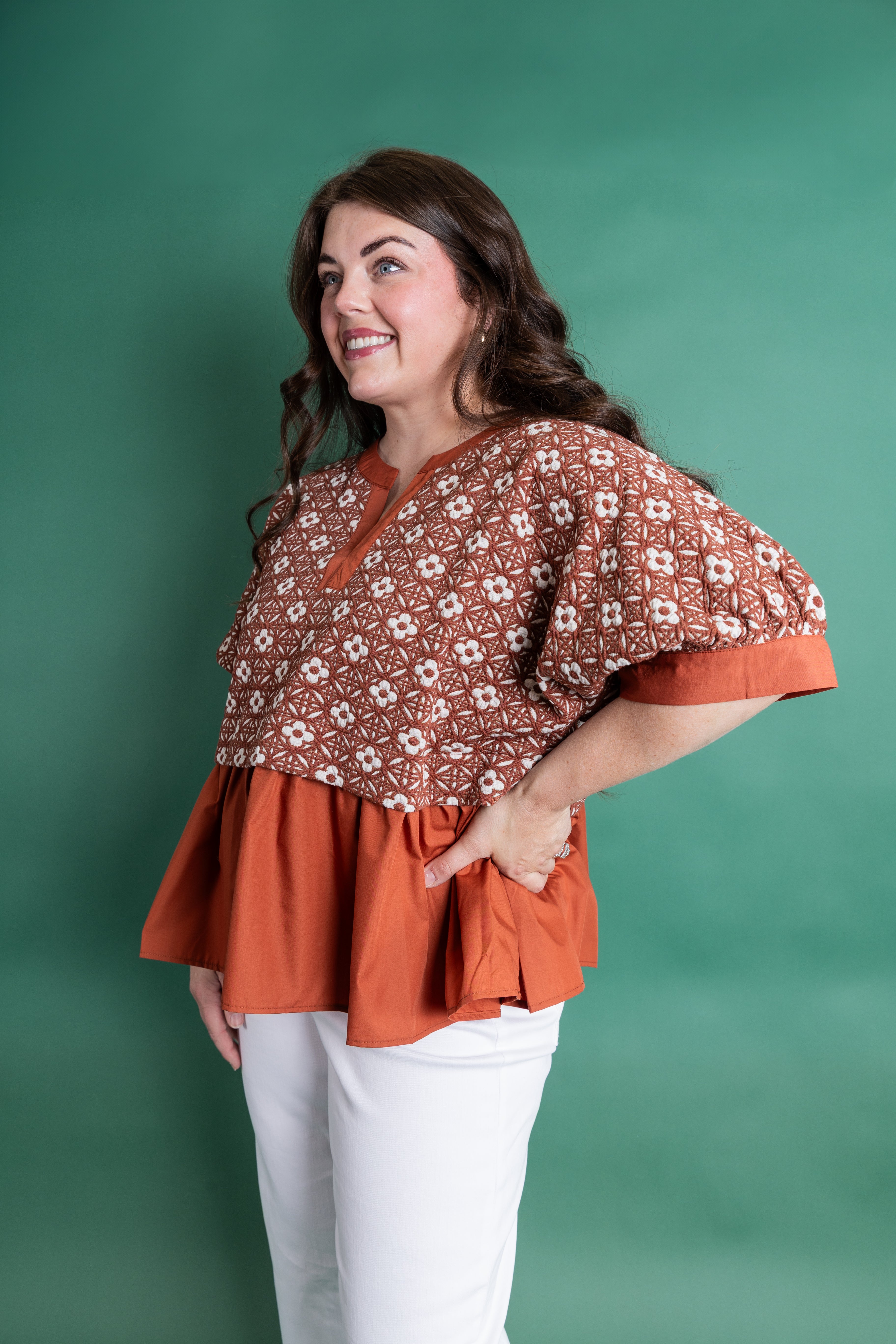 Plus Size Rustwood Bloom Blouse