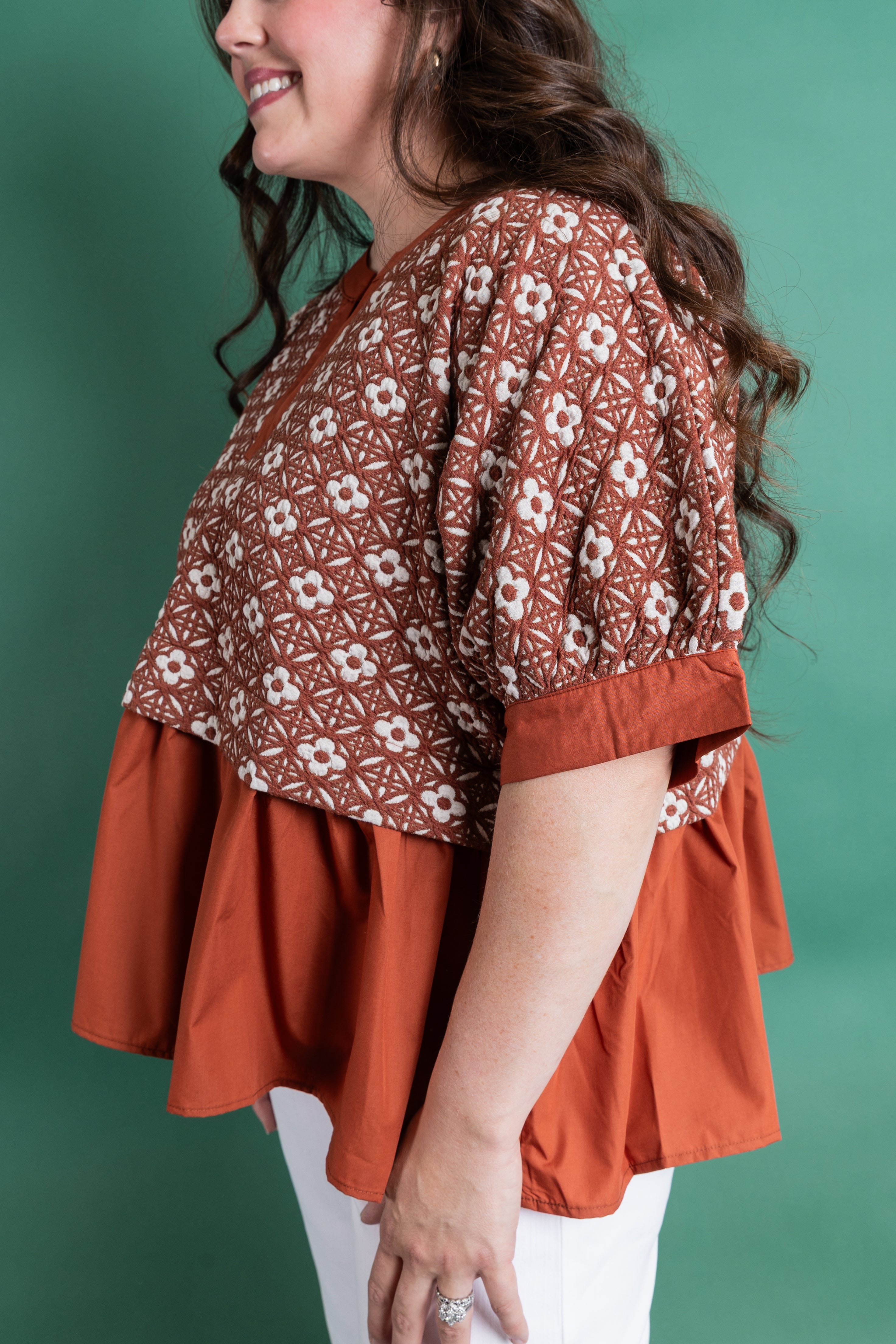 Plus Size Rustwood Bloom Blouse