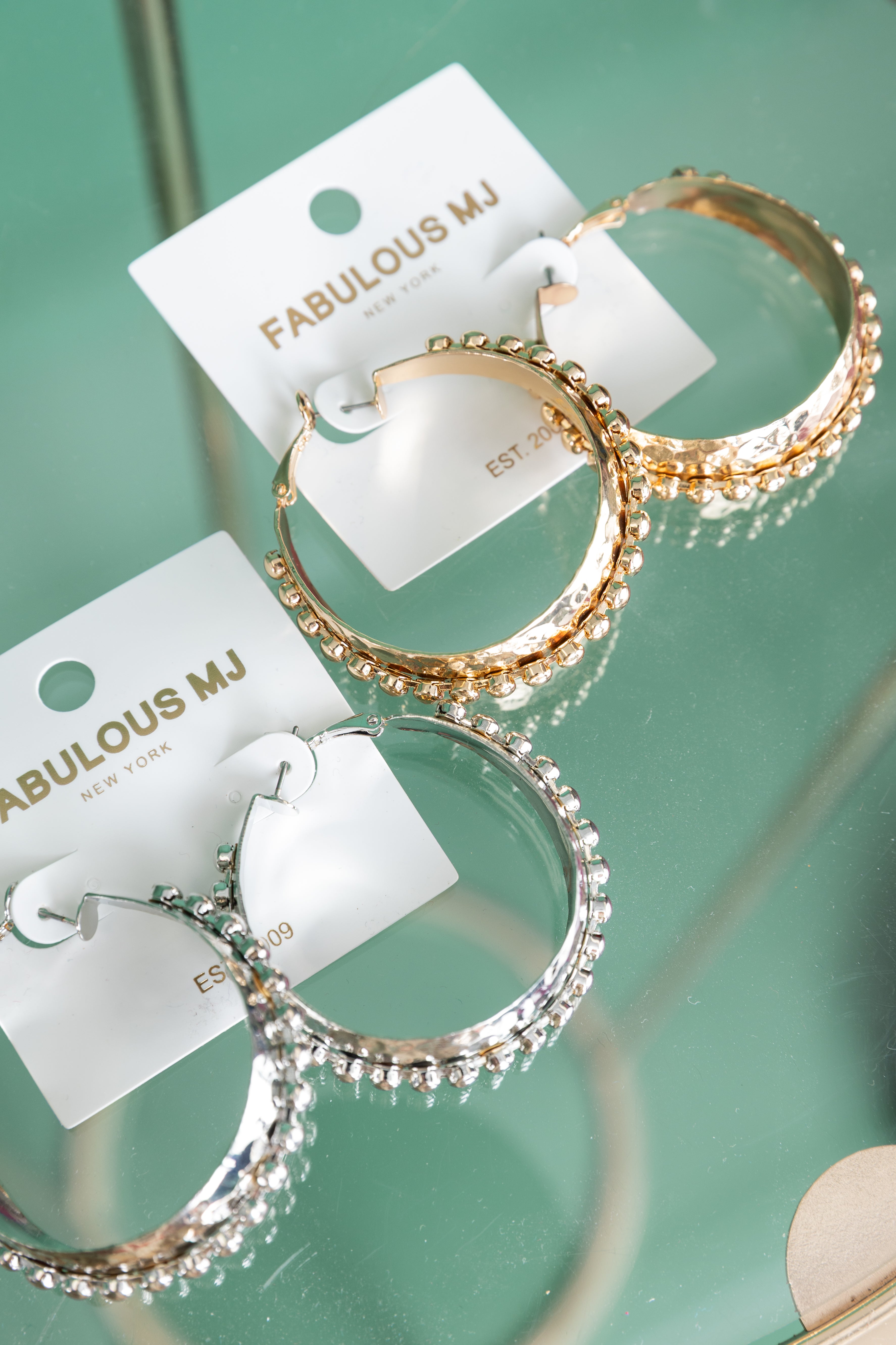 Radiance Round Hoops