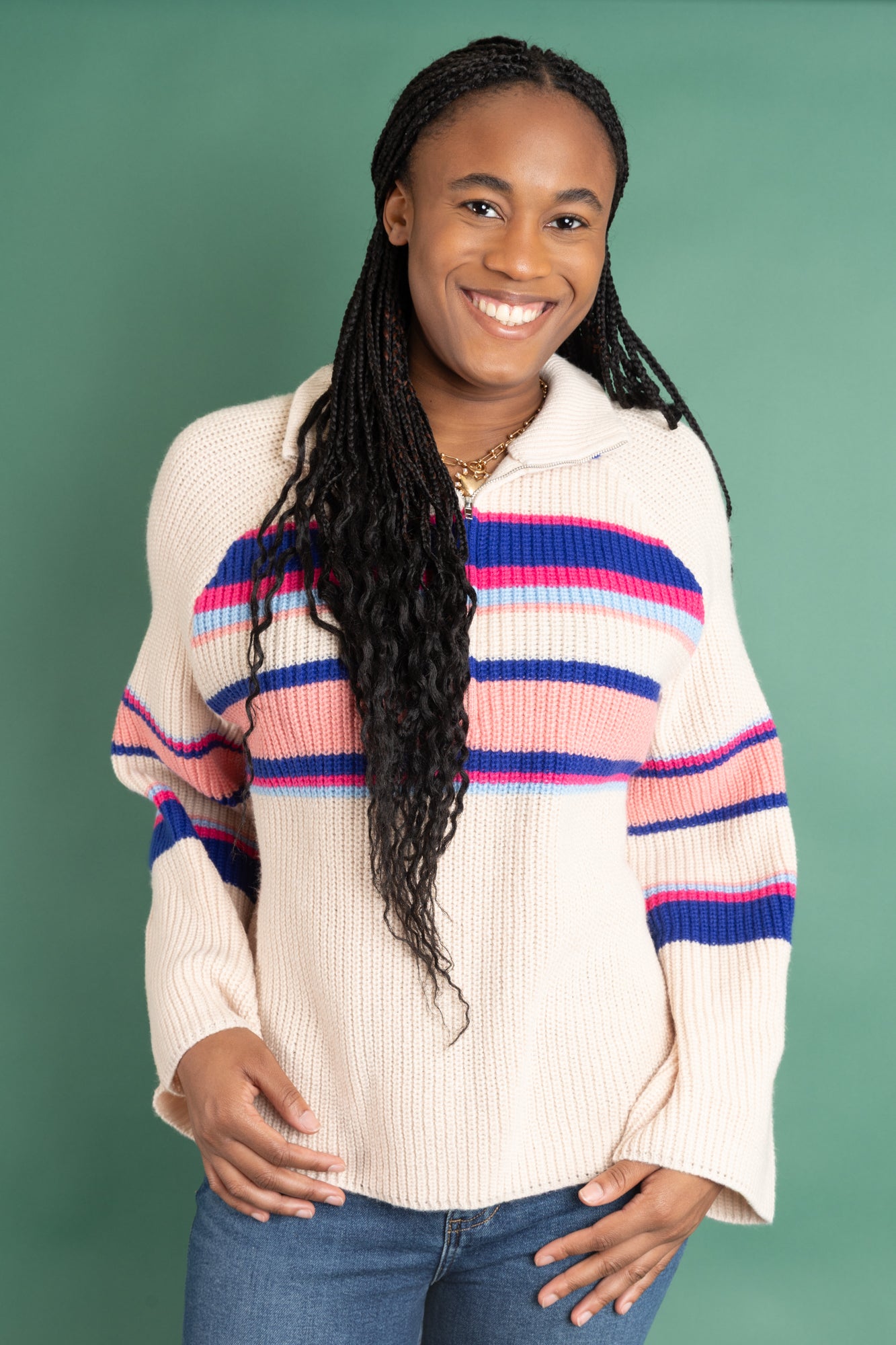 Pretty in Stripes Sweater