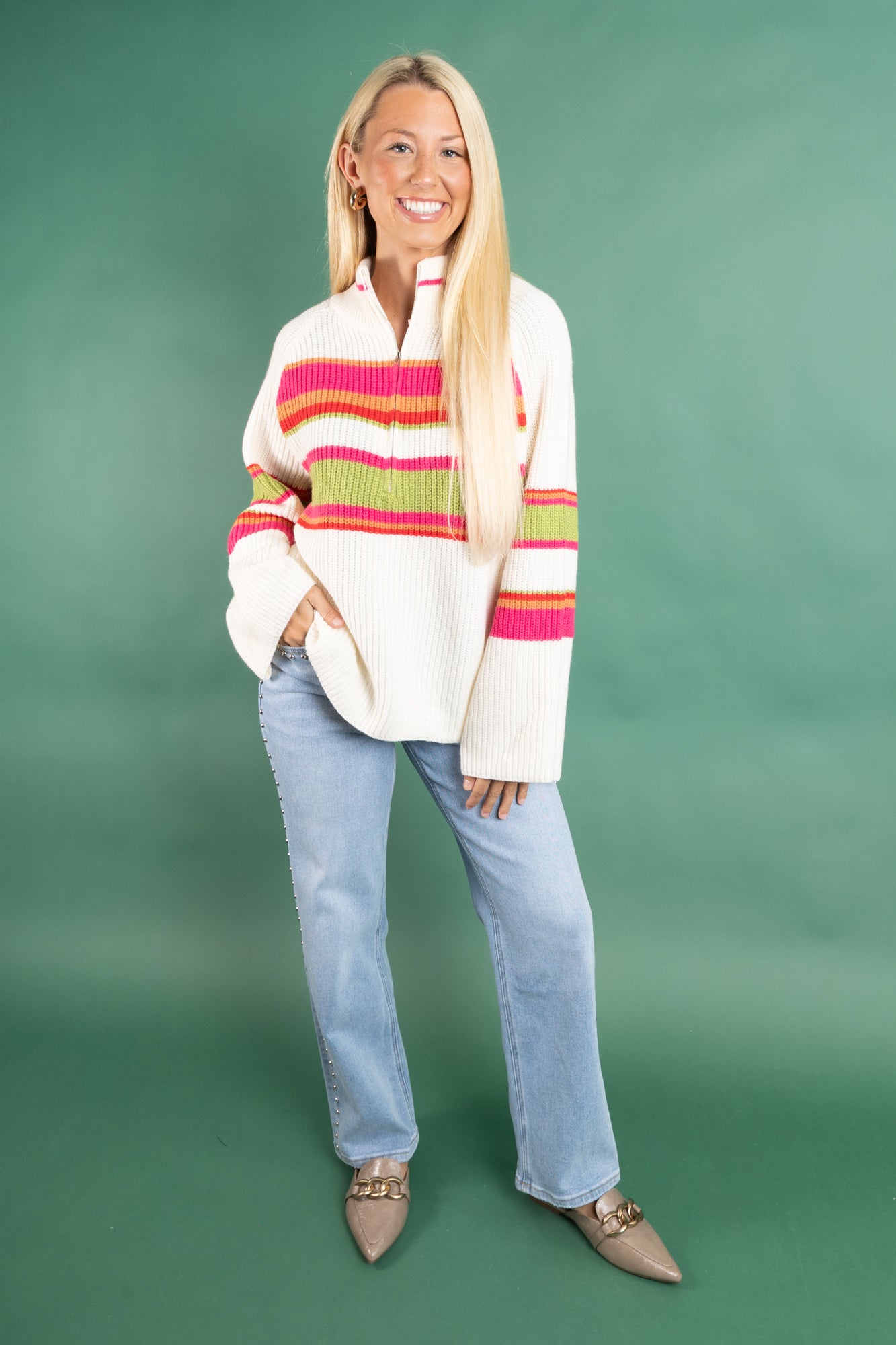 Pretty in Stripes Sweater