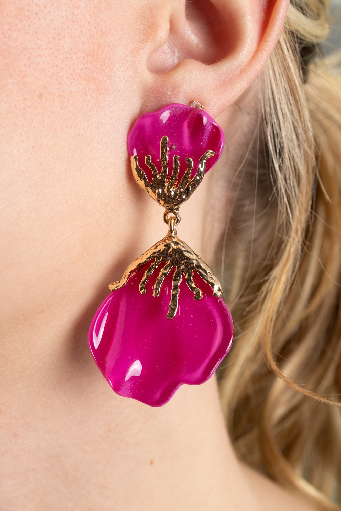 Flower Petal Earrings