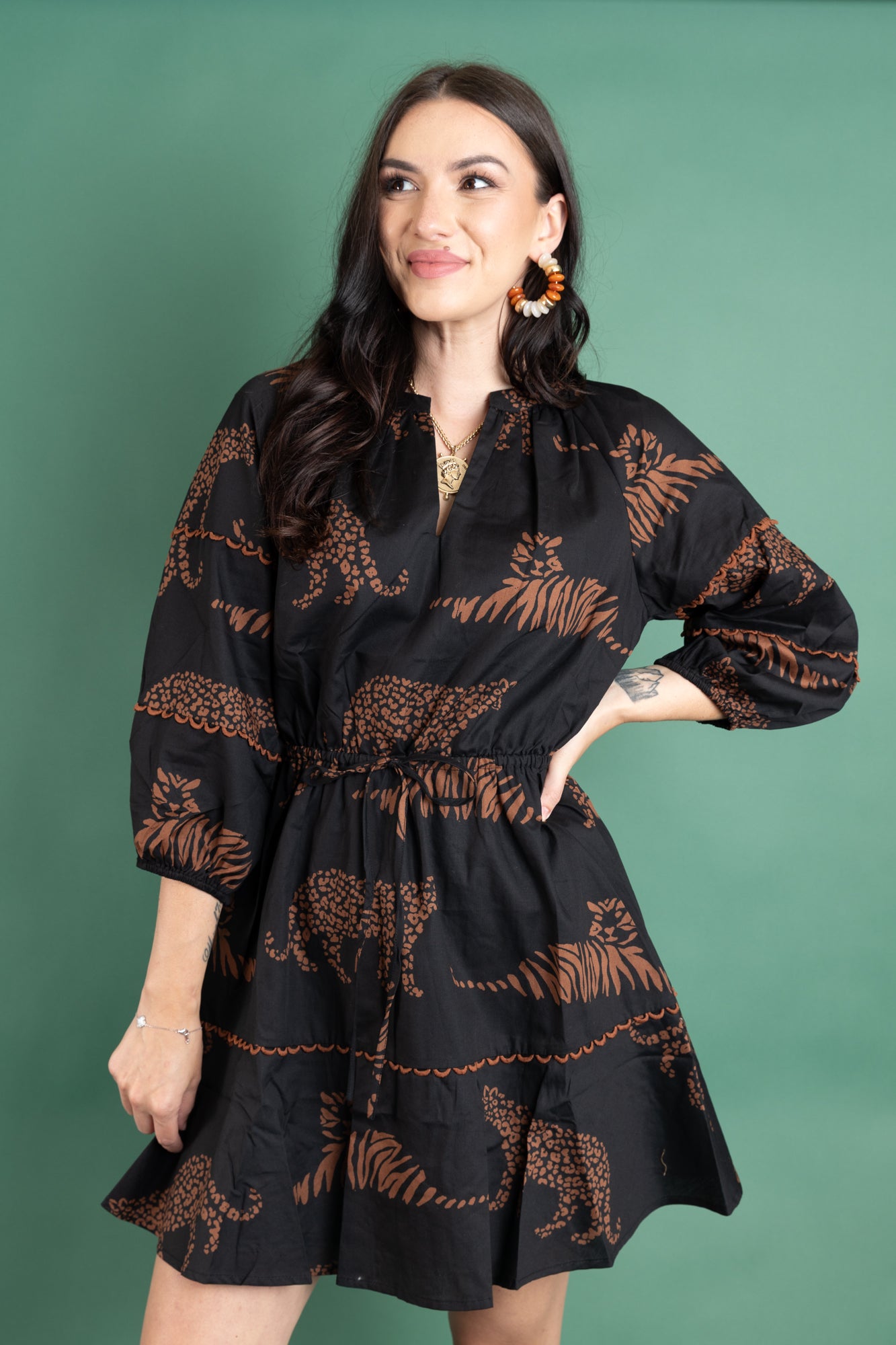 Midnight Prowl Mini Dress