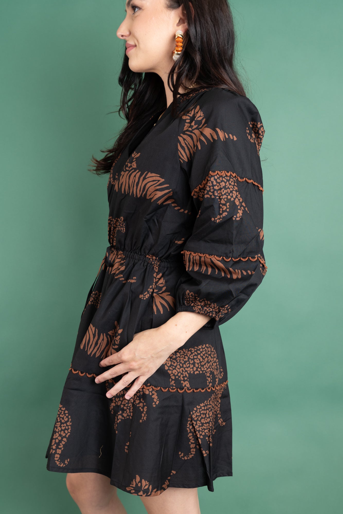 Midnight Prowl Mini Dress