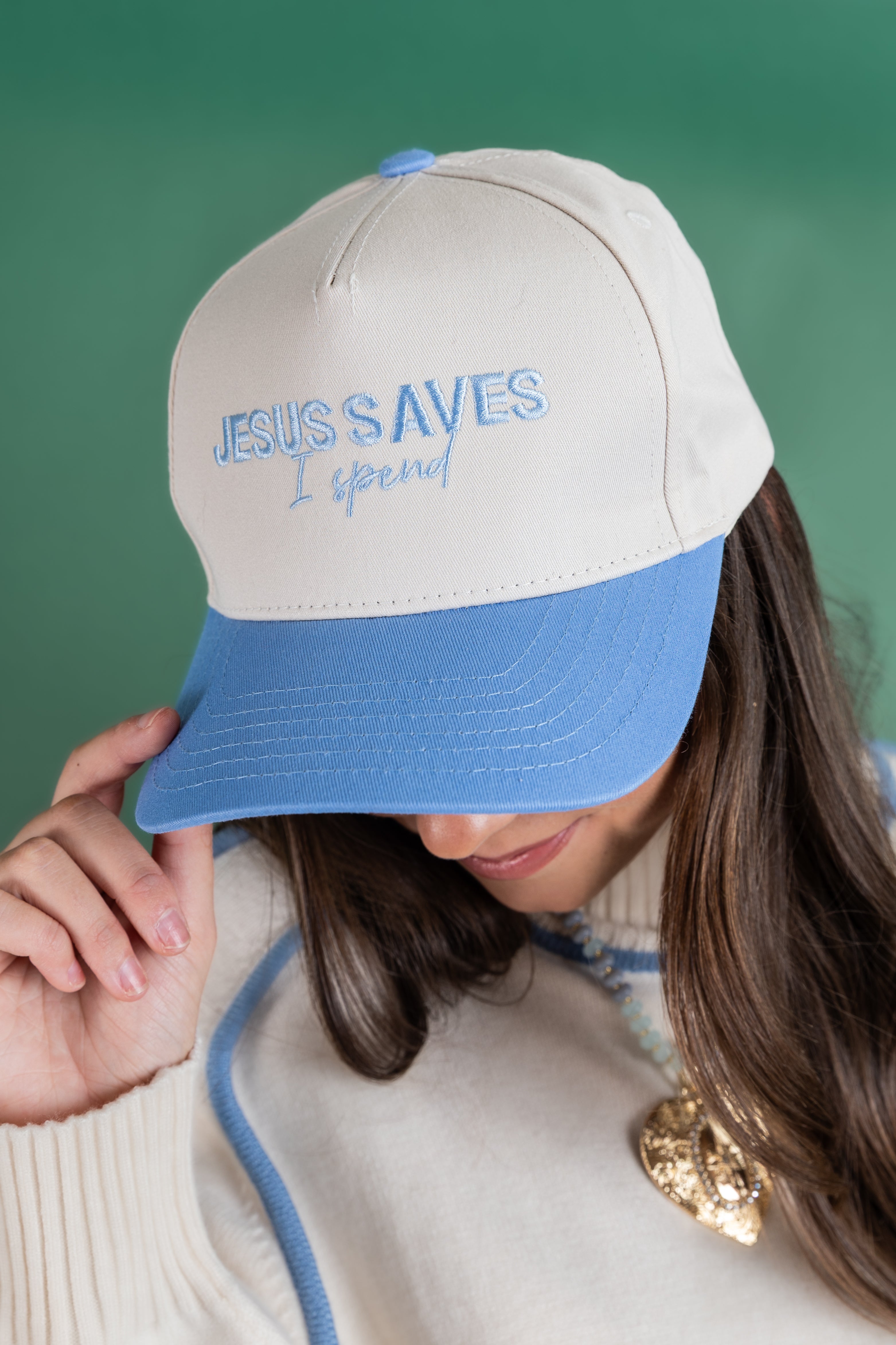 Jesus Saves, I Spend Hat