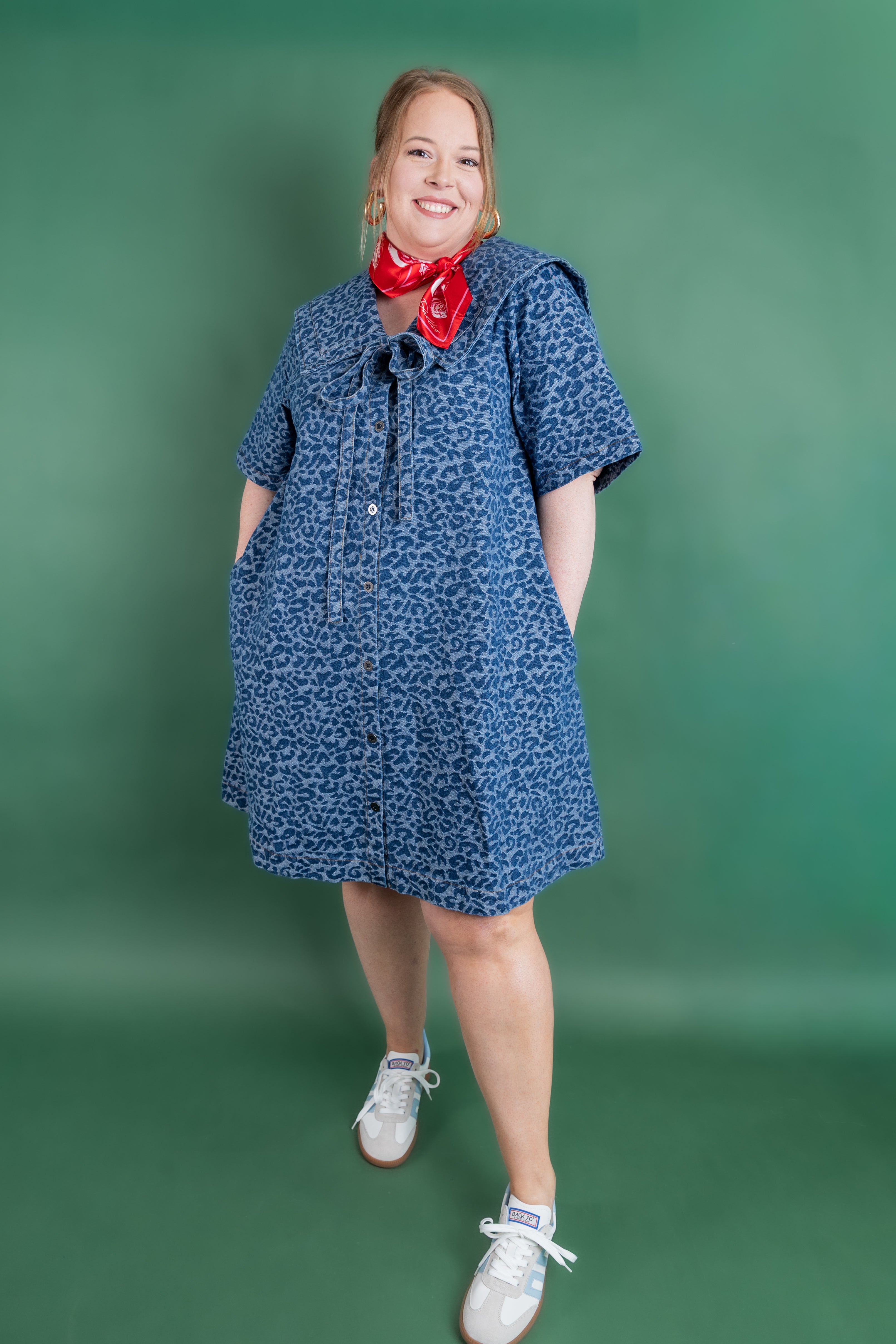 Plus Size Sassy Safari Dress